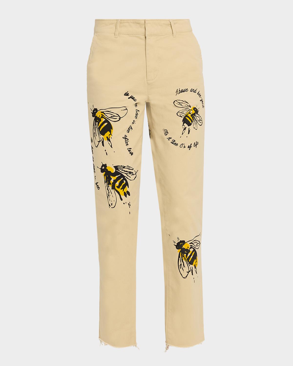 Libertine Bee Lieve Straight-Leg Chino Pants