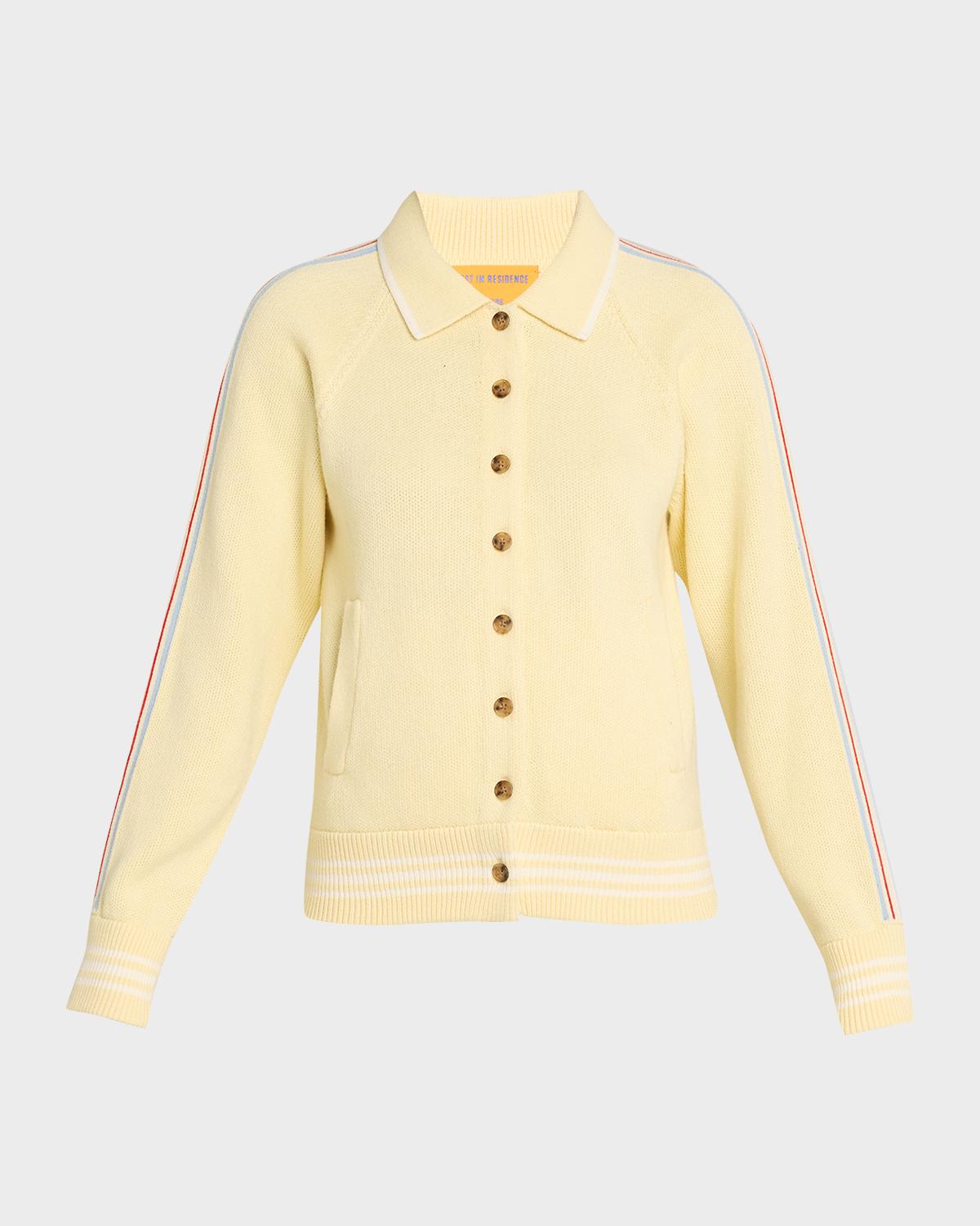 Guest in Residence Varsity Cashmere-Cotton Jacket
