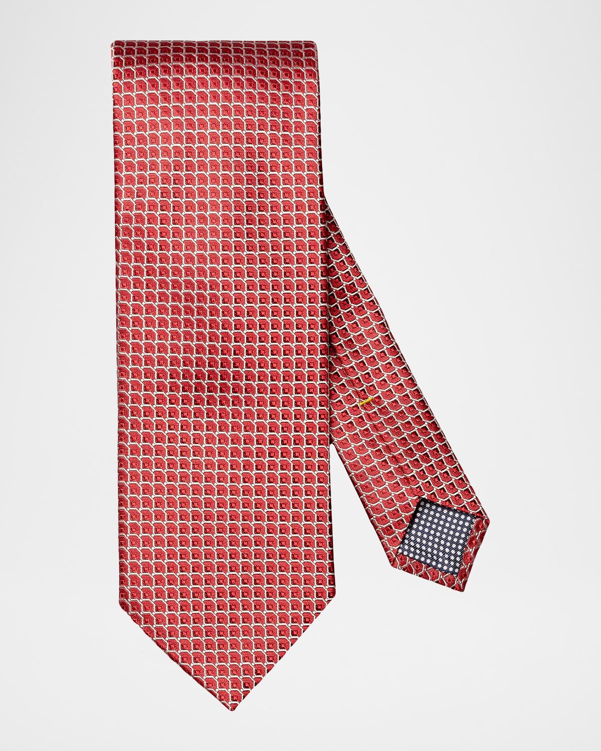 Eton Men's Geometric Silk Tie