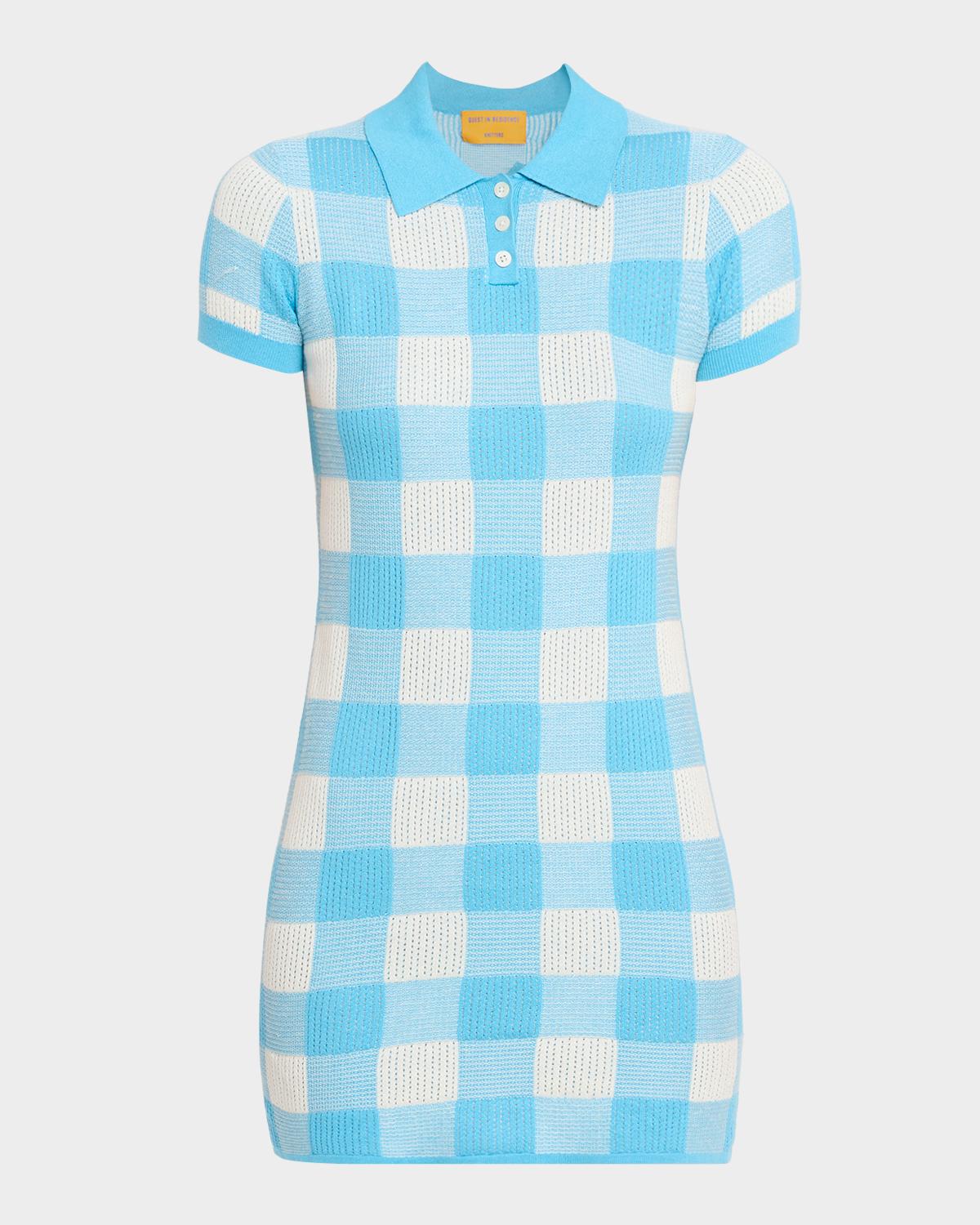 Guest in Residence Gingham Polo Dress