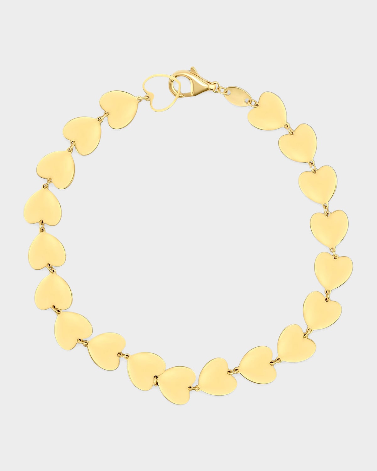 JIA JIA Love 14K Yellow Gold Heart Bracelet
