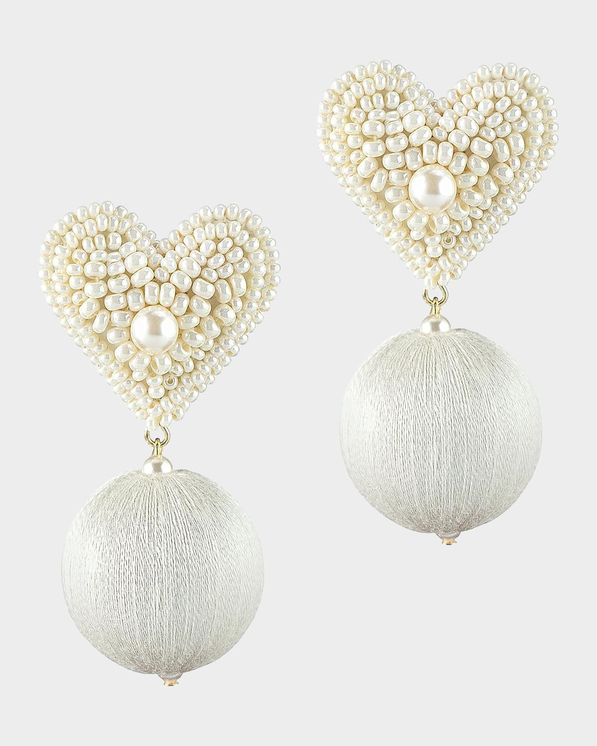 Saule Label Artisan Heritage Luisa 18K-Gold-Plated & Cotton Thread Earrings