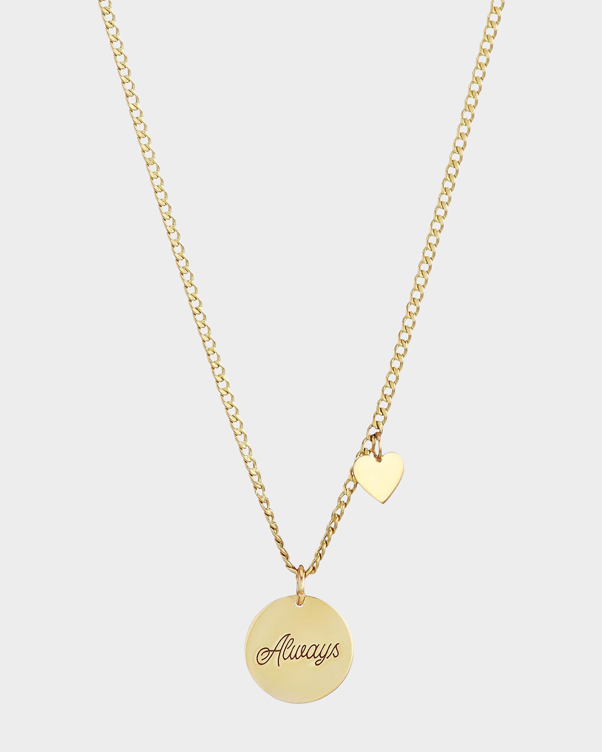 Zoe Chicco Amore 14K Yellow Gold Pendant Necklace