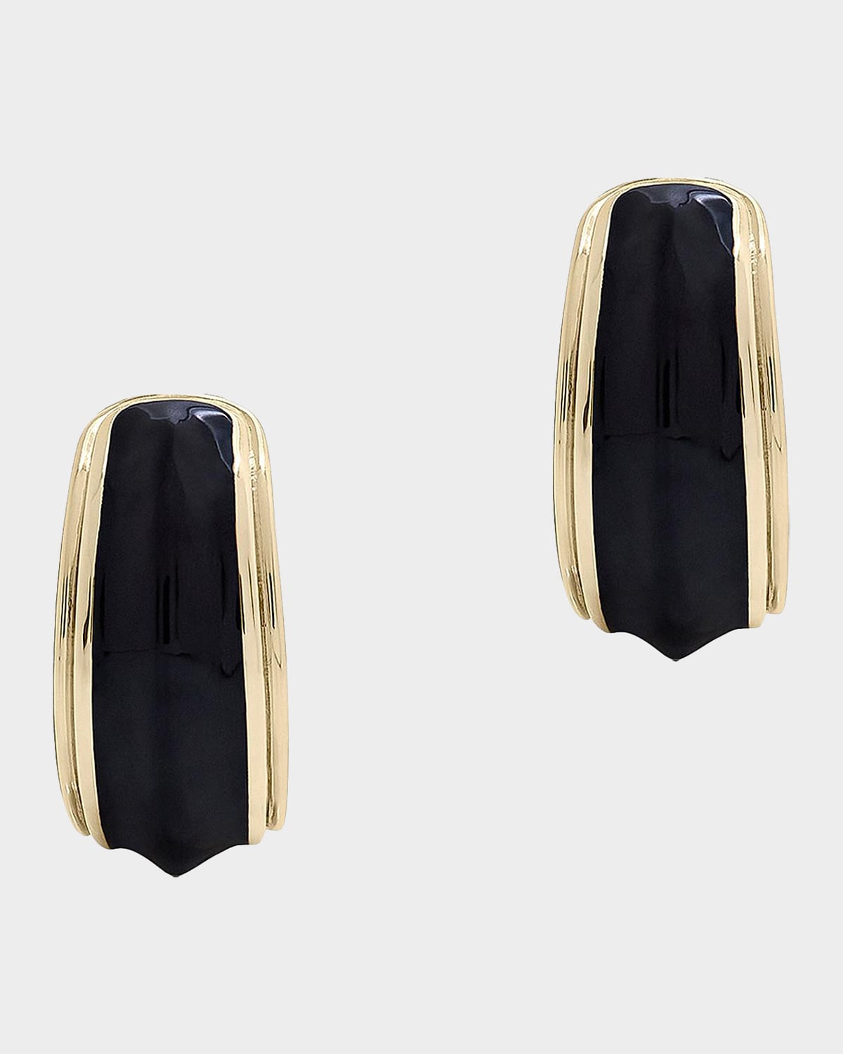 Ronny Kobo Derek 14K Yellow Gold Plated and Tiger 's Eye Ear Cuffs