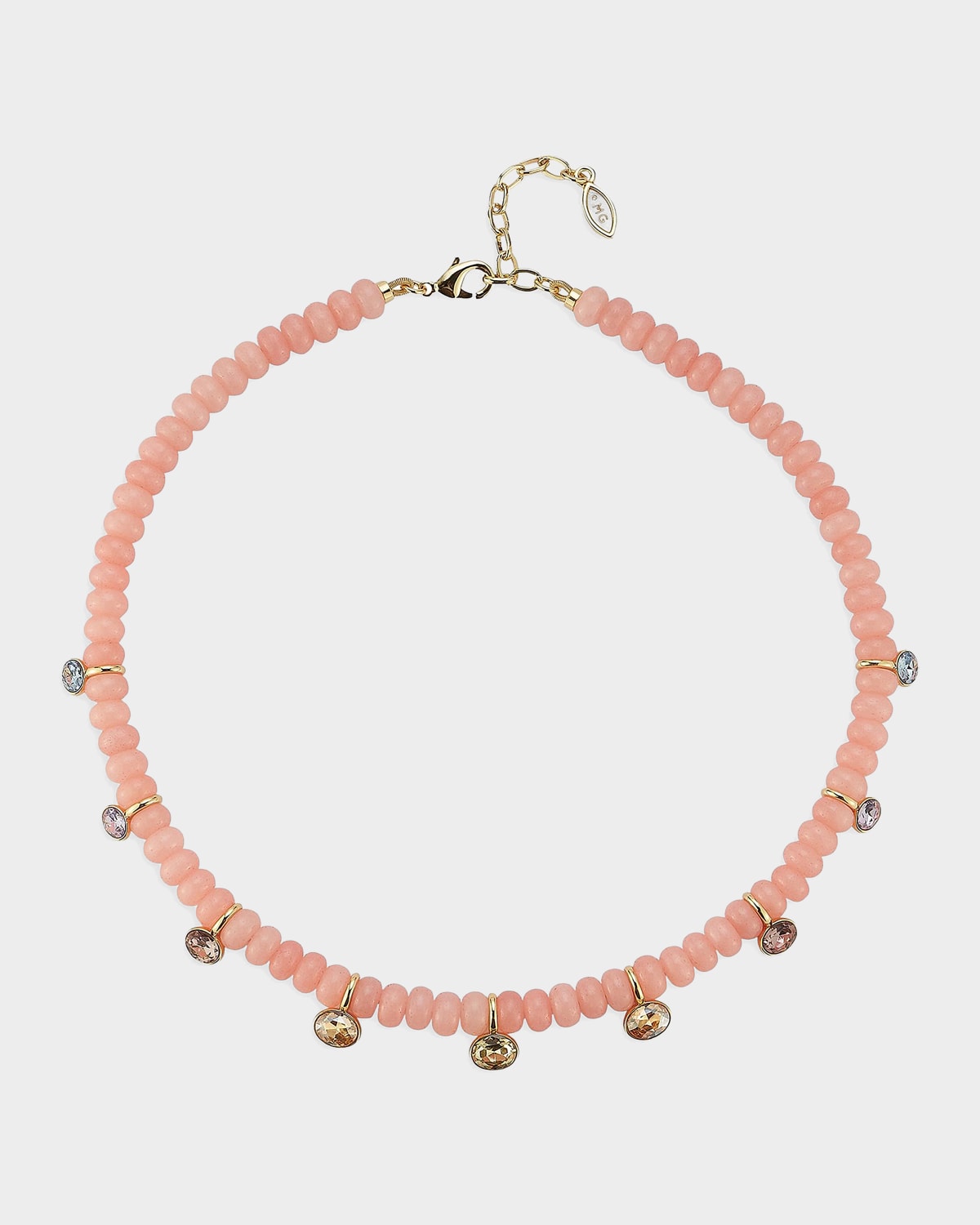 Mignonne Gavigan Amira Semiprecious Bead, Mother-Of-Pearl & Glass Crystal Necklace