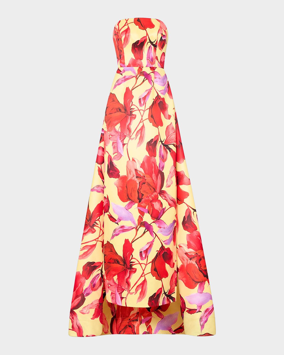Milly Dorothy Printed Taffeta Dress