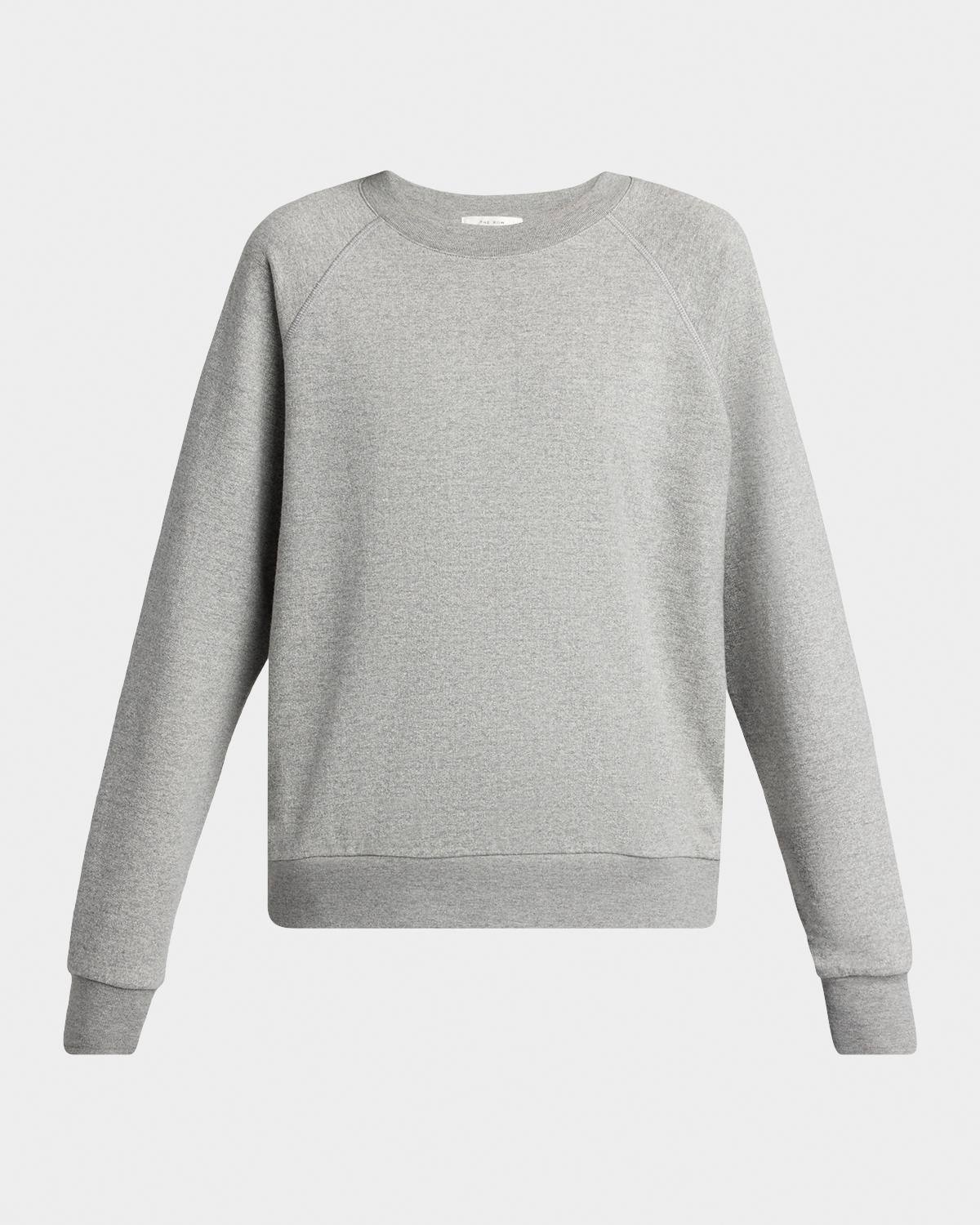 The Row Eulalia Cotton & Cashmere Crewneck Sweater