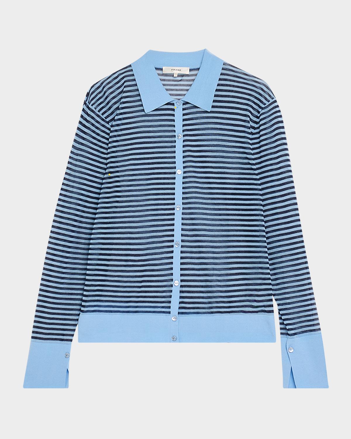 FRAME The Collared Cardigan