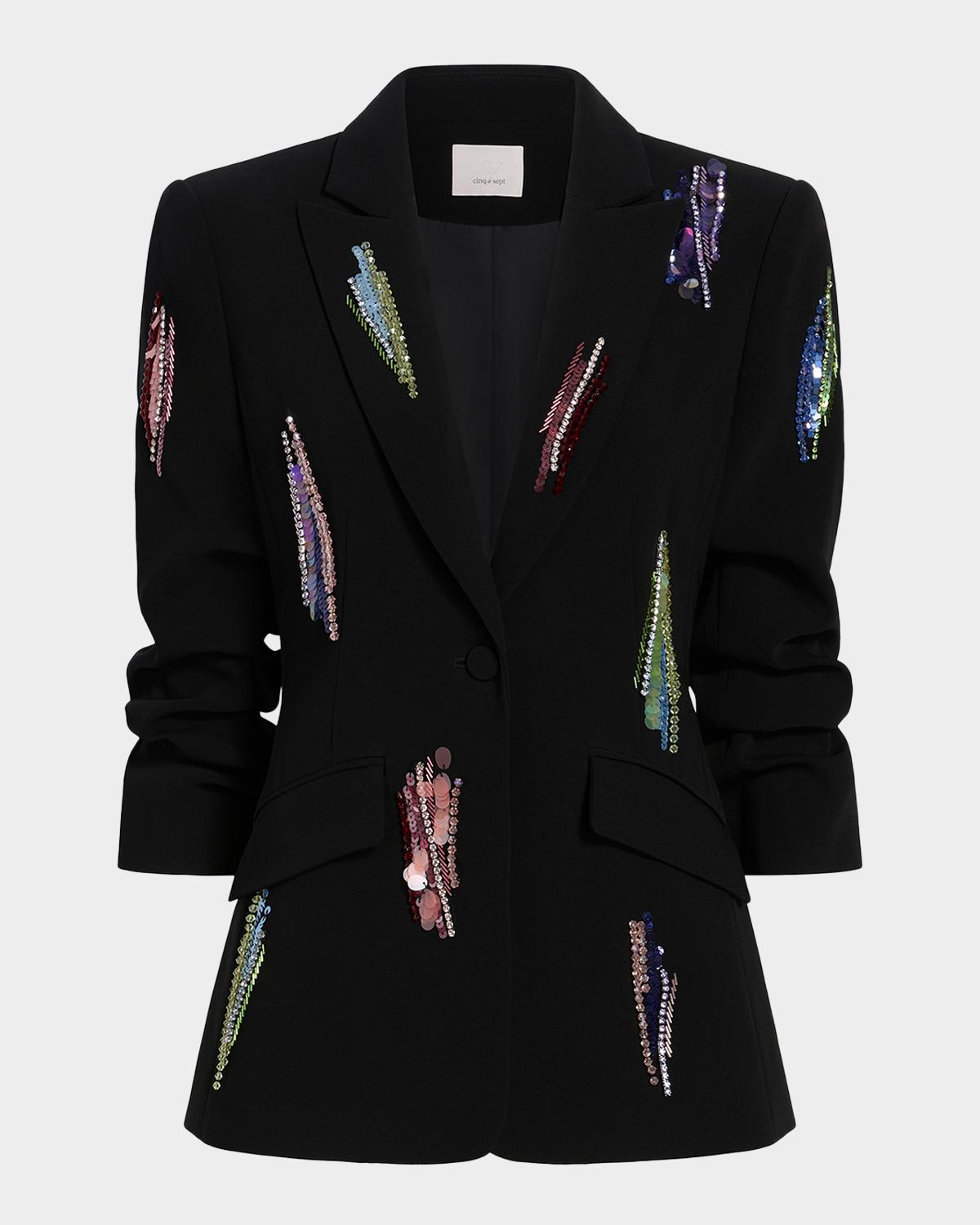 Cheyenne Sequined Whirl Blazer