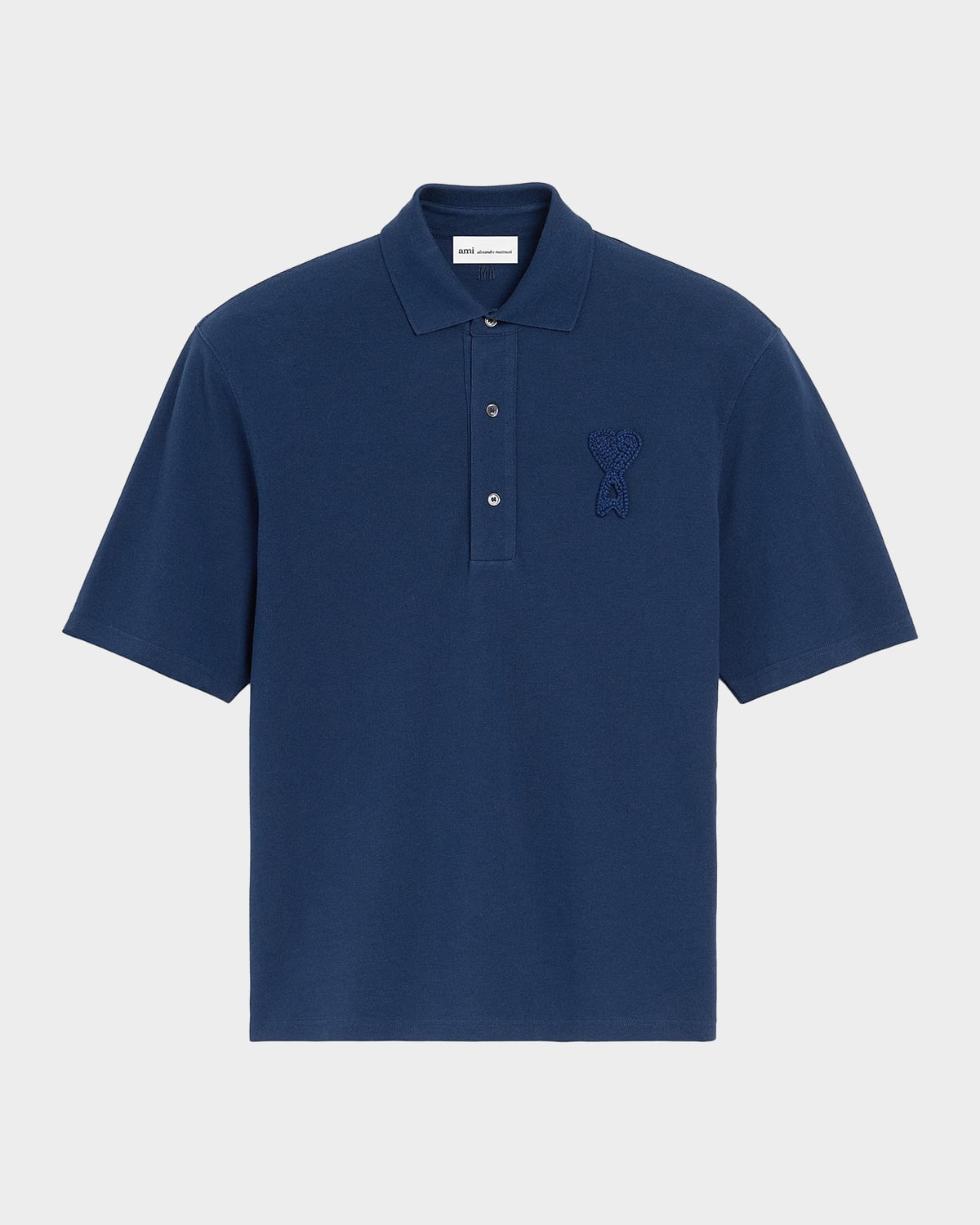 Ami Paris Ami de Coeur Relaxed Polo Shirt
