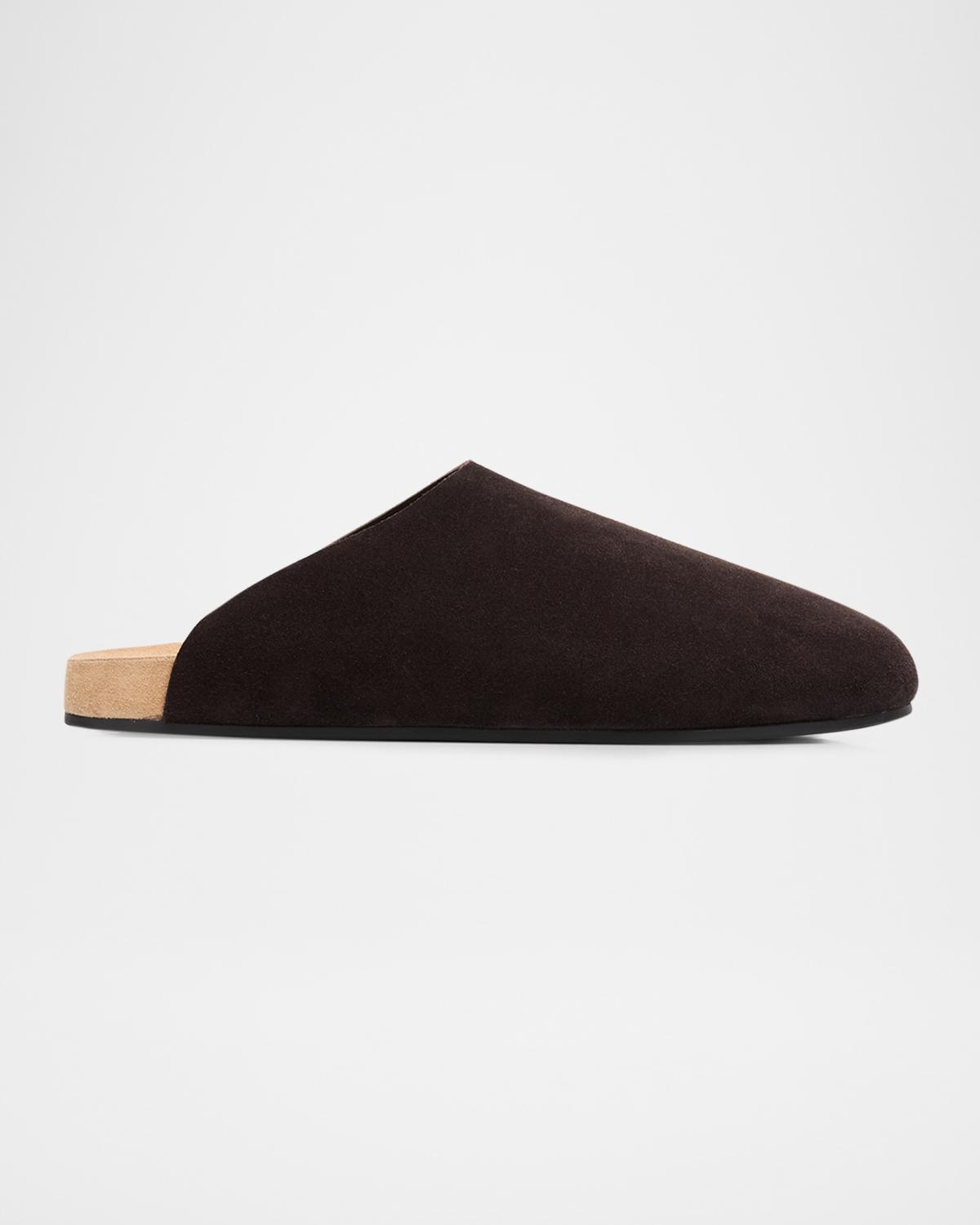 The Row Men's Hudson Suede Mules