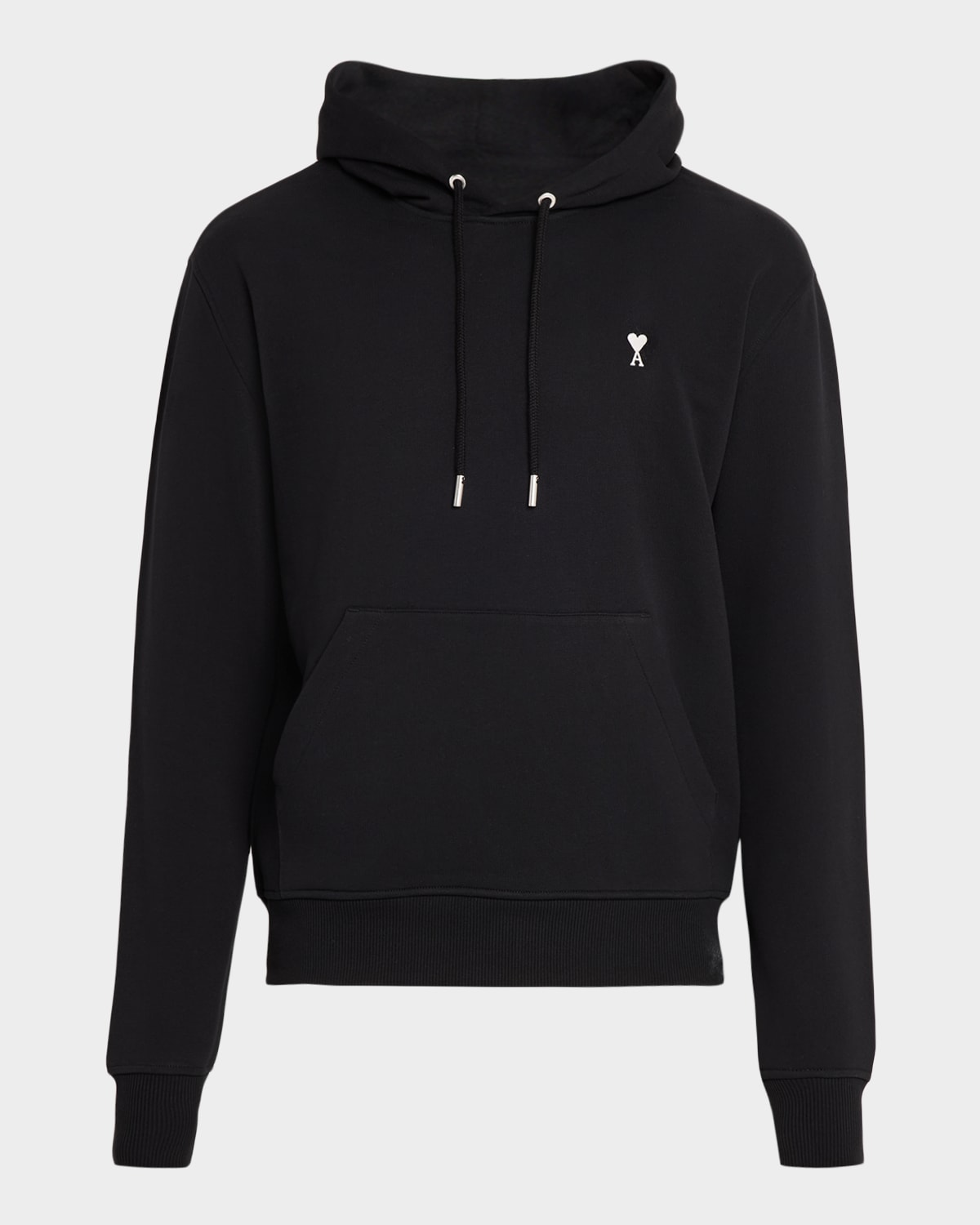 Ami Paris Men 's Quota Contrast-Embroidered Cotton Hoodie | Thumbnail 9 Ami Paris Men 's Quota Contrast-Embroidered Cotton Hoodie | Thumbnail 9