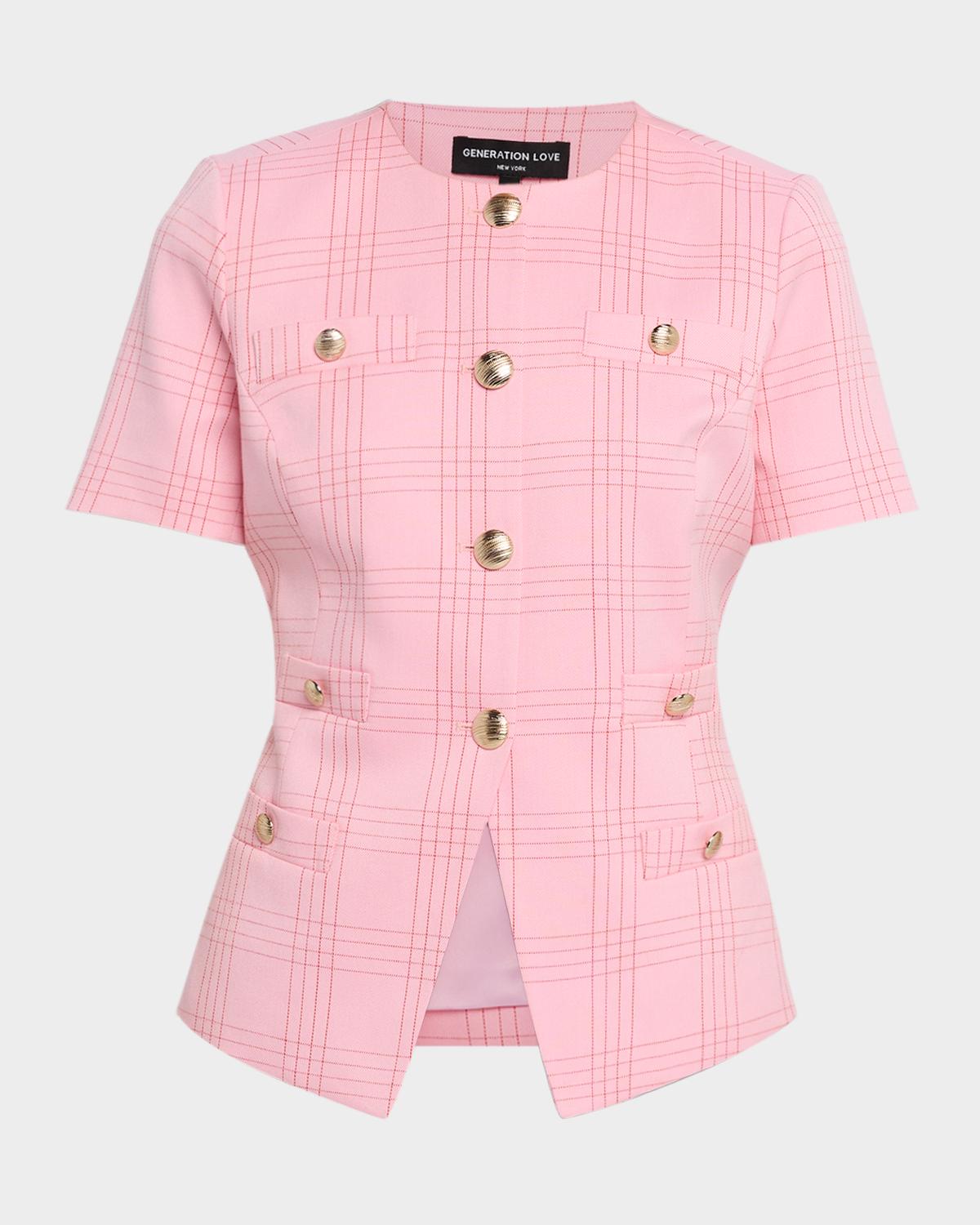 Generation Love Reyes Windowpane Suiting Jacket