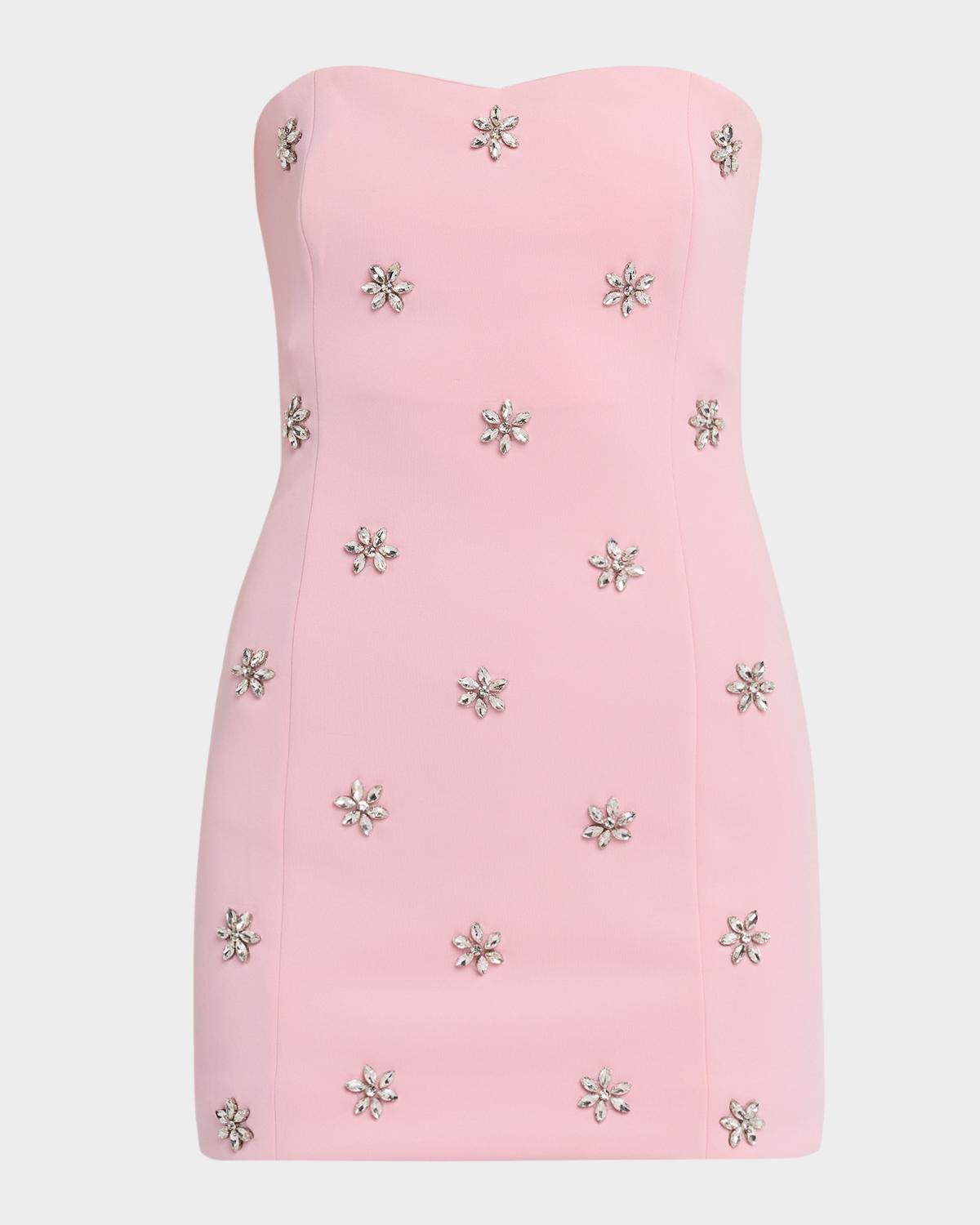 Generation Love Pixie Strapless Crystal-Embellished Mini Dress