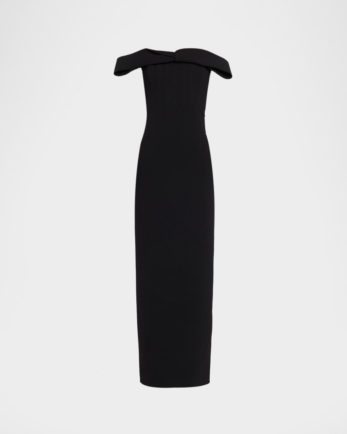 Rachel Gilbert Rydell Strapless Long Gown