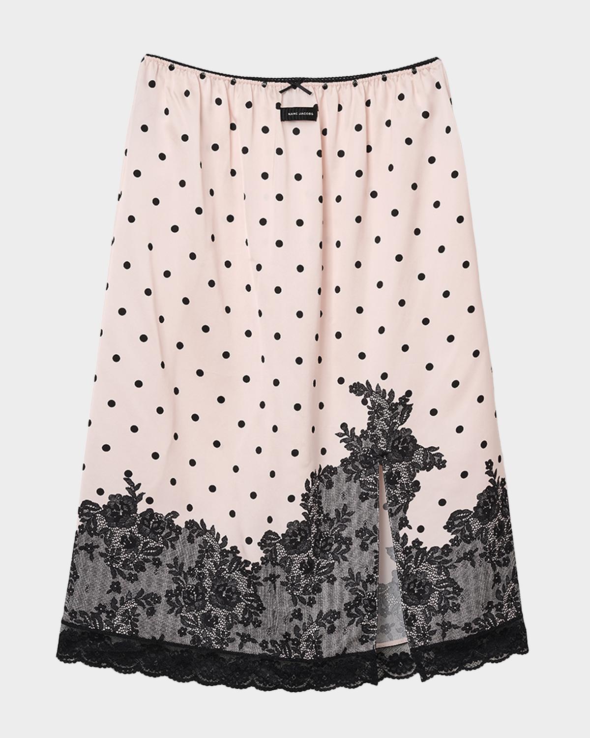 Marc Jacobs Trompe L 'oeil Dots Skirt
