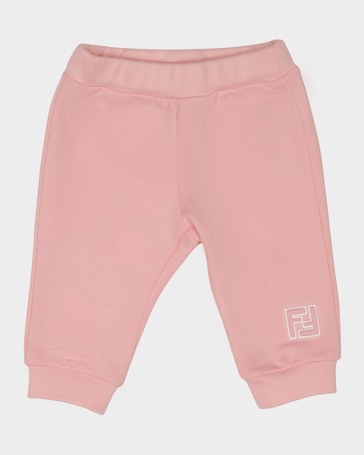 Fendi Kid 's FF Stretch Cotton Sweatpants, Size 3M-36M