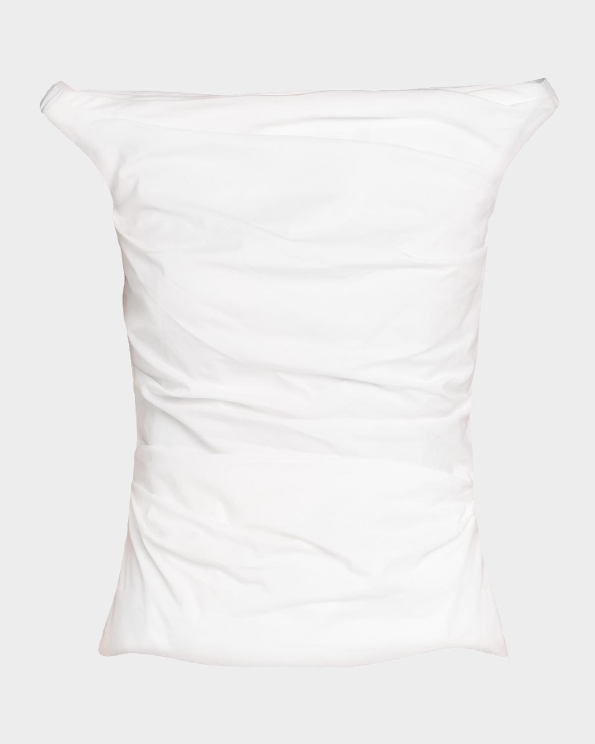 SIMKHAI Maisel Gathered Cotton Top