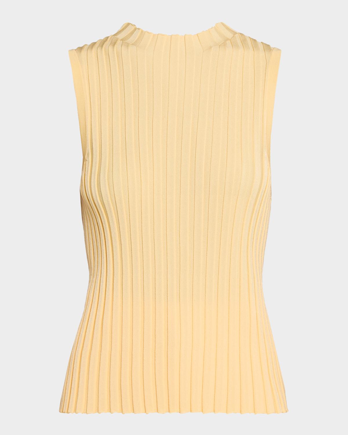 Weekend Max Mara Bautta Sleeveless Rib-Knit Pullover