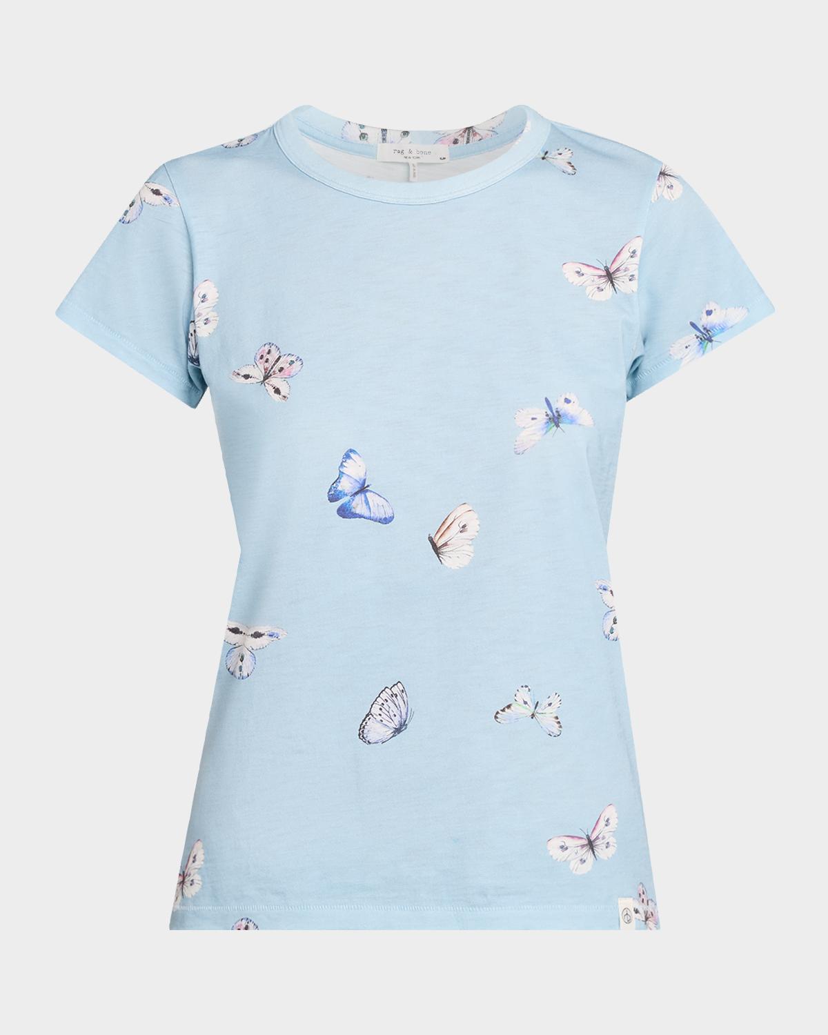 rag & bone All-Over Butterfly Graphic Tee