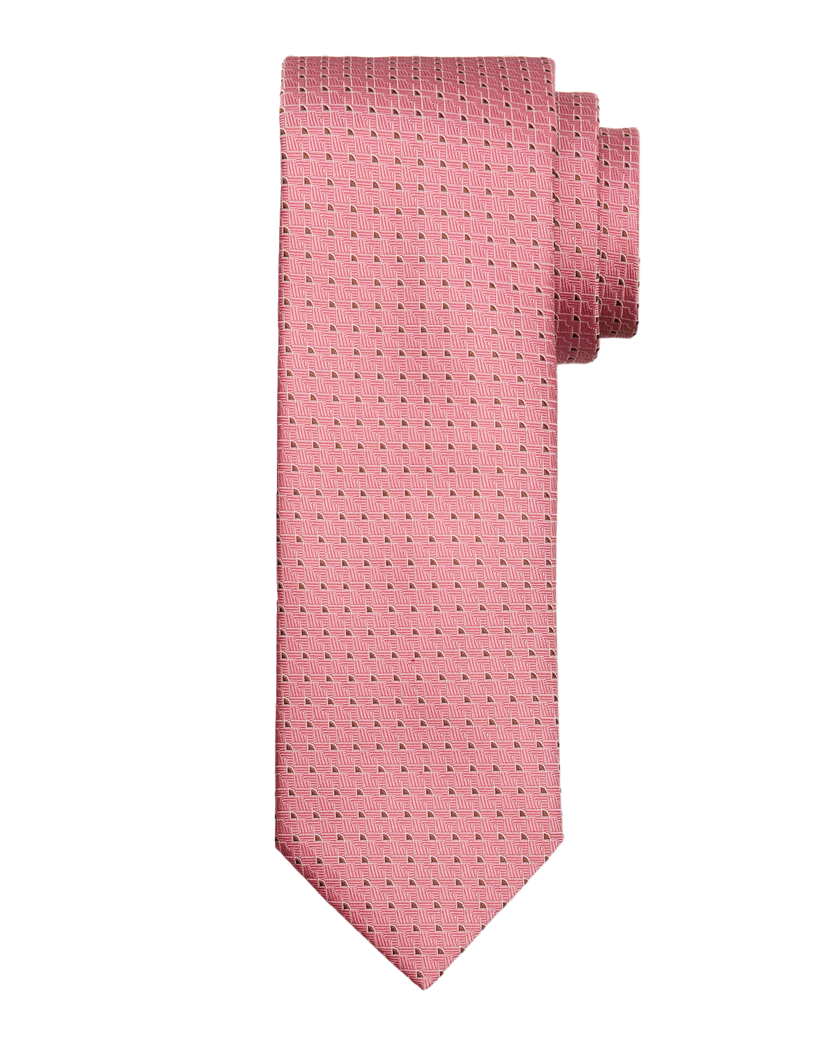 Canali Men 's Micro-Geometric Jacquard Silk Tie | Thumbnail 2 Canali Men 's Micro-Geometric Jacquard Silk Tie | Thumbnail 2
