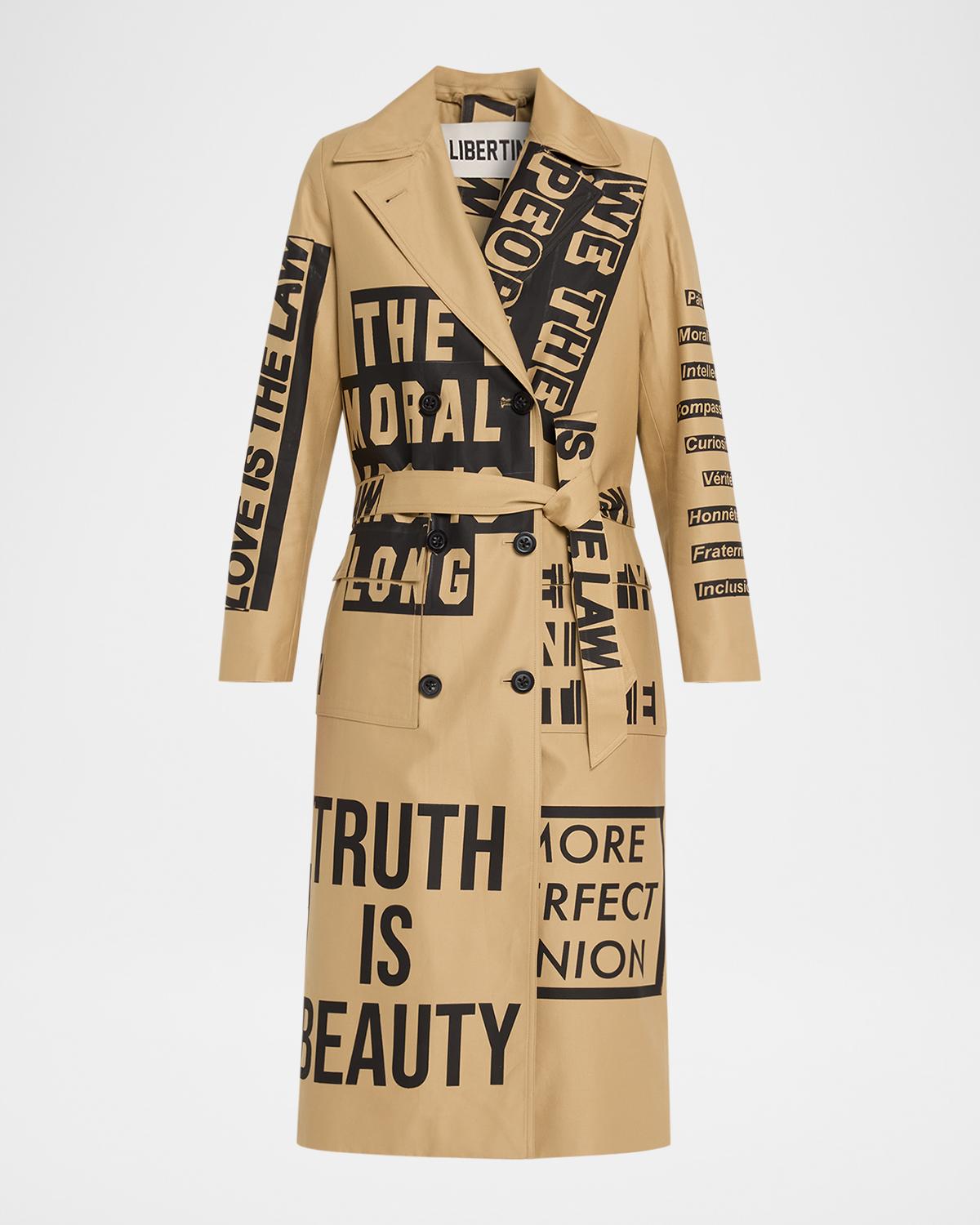 Libertine Democracy Lean Trench Coat