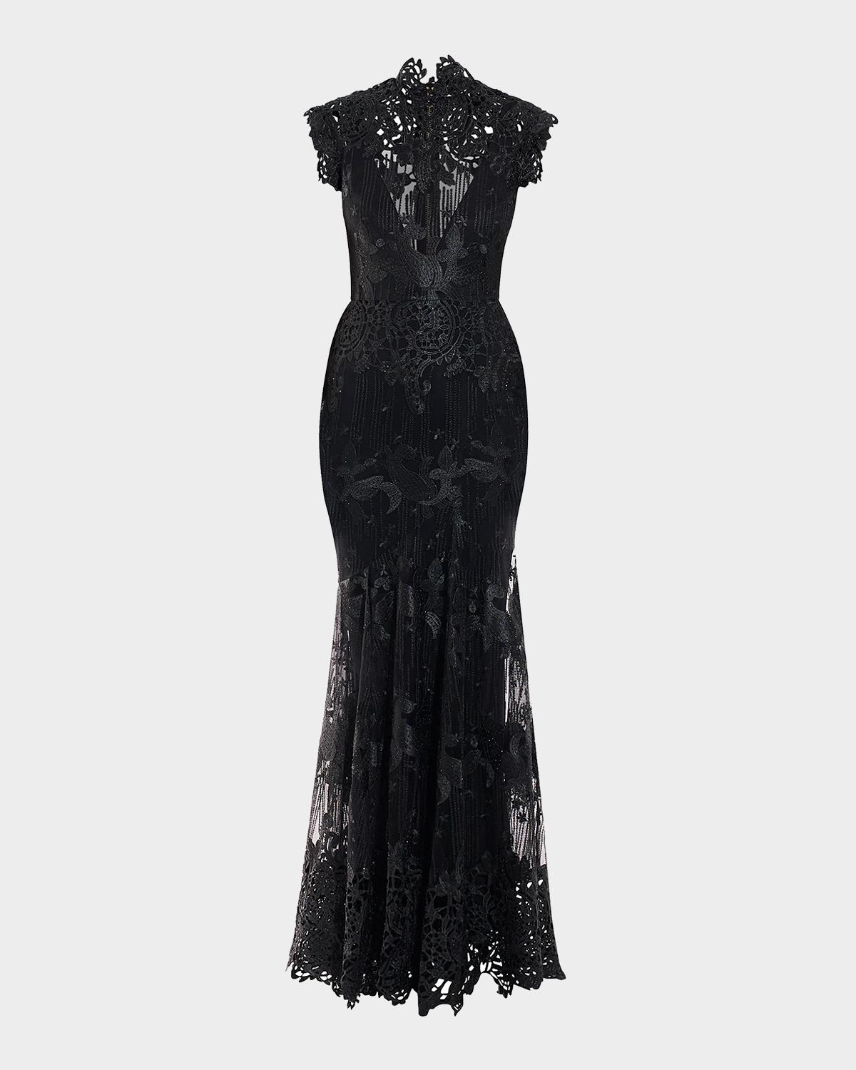 ZHIVAGO Stolen Dreams Sheer Lace Mermaid Gown