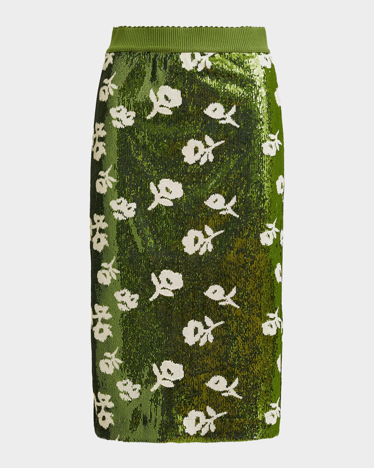 Essentiel Antwerp Jorinda Sequined Midi Skirt