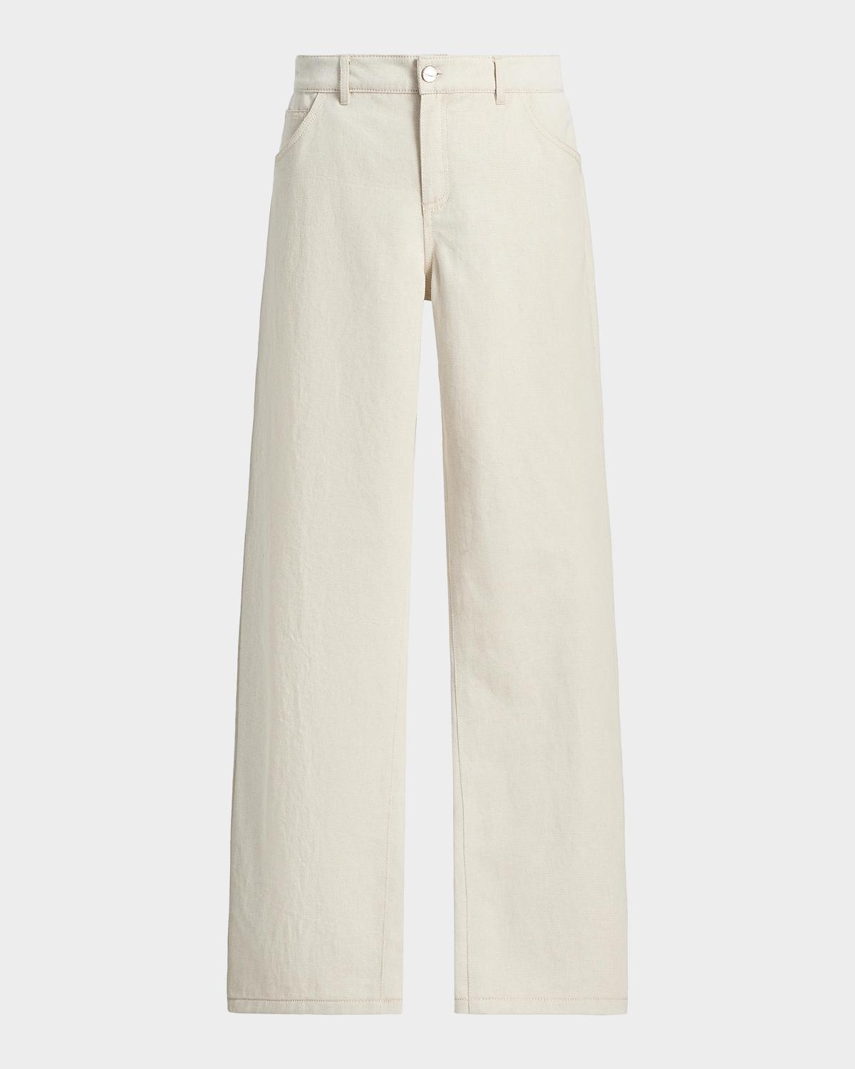 LaMarque Taleen Cotton-Linen Wide-Leg Pants