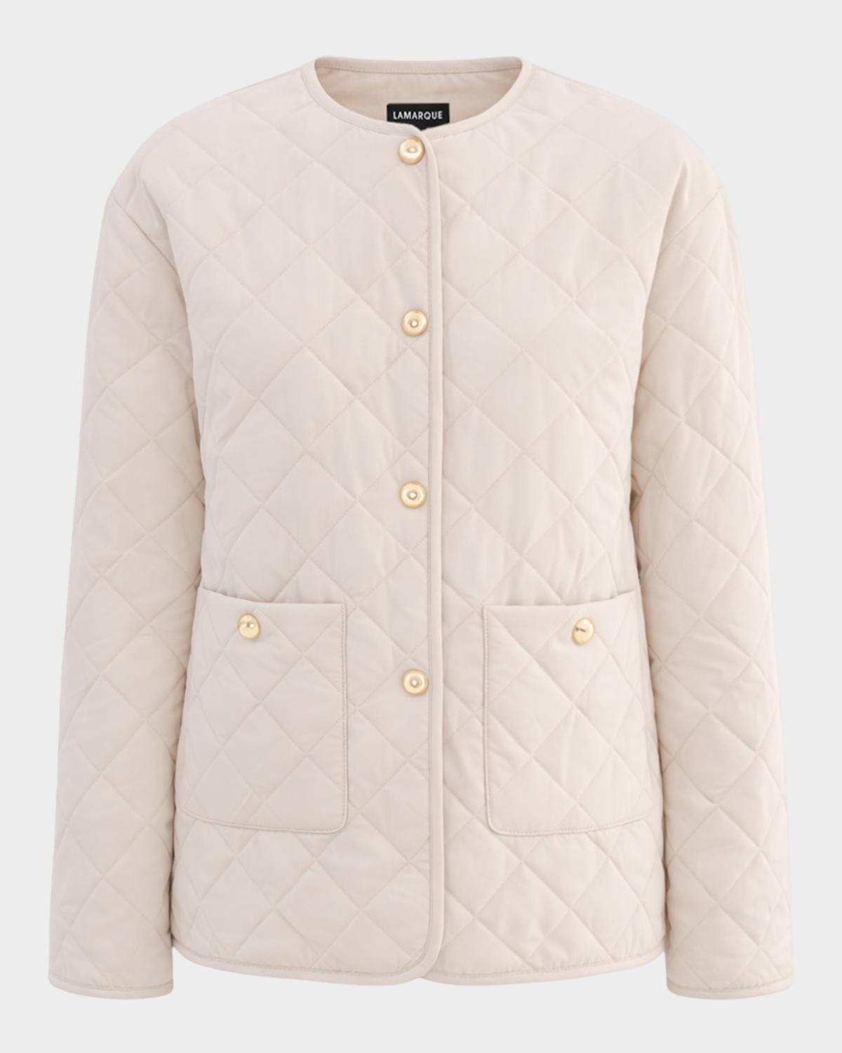 LaMarque Hera Quilted Collarless Jacket