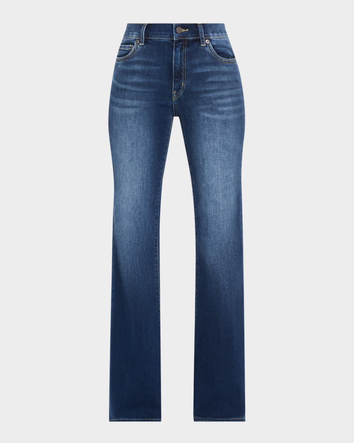 Kobi Halperin Eden Flare-Leg Washed Denim Jeans