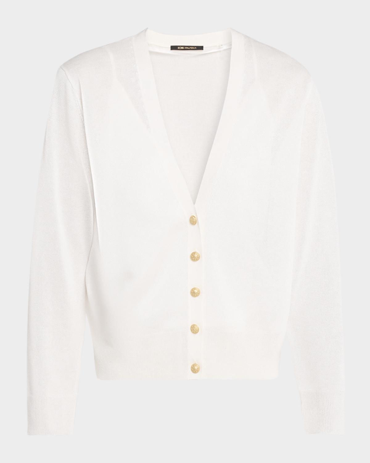 Kobi Halperin Jenna Button-Down Knit Sweater