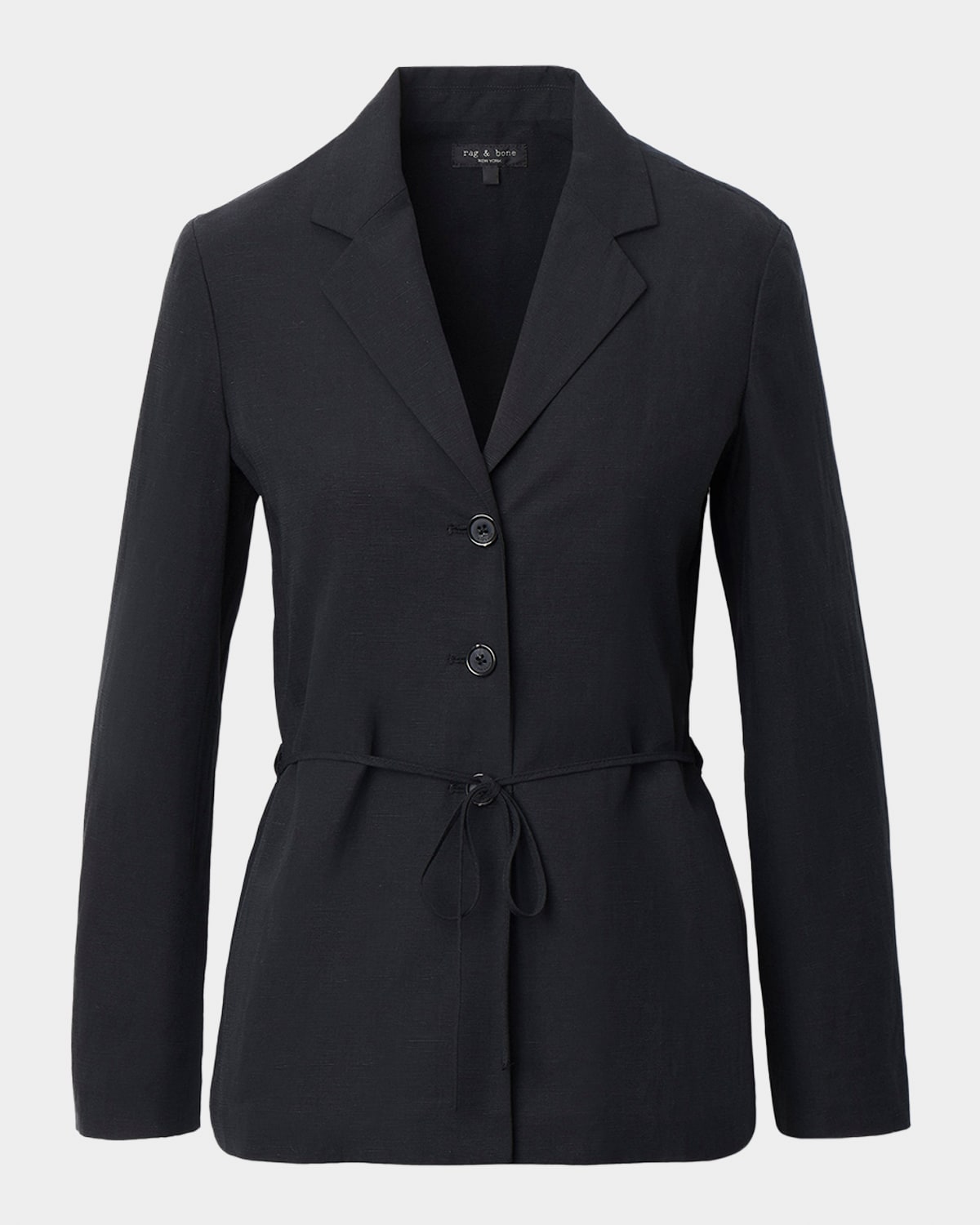 Rag & Bone Chappell Slim Tie-Waist Blazer