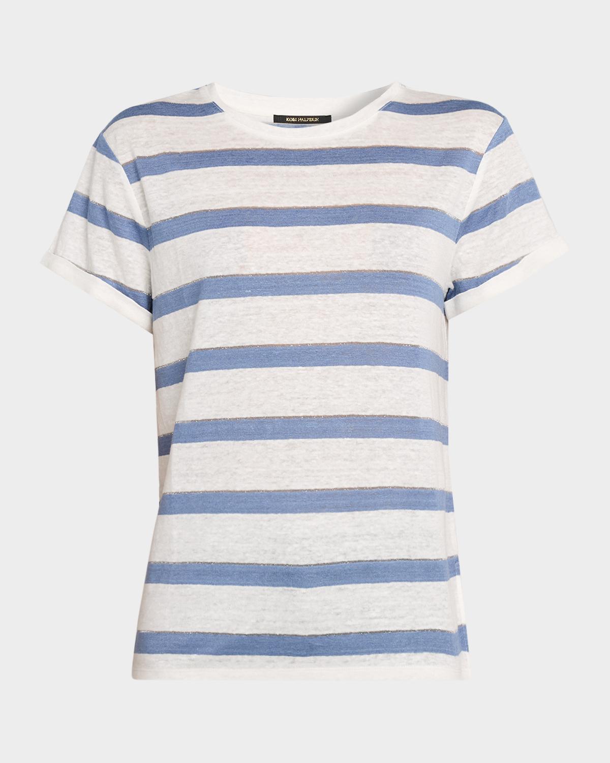Kobi Halperin Kendall Striped Knit Tee