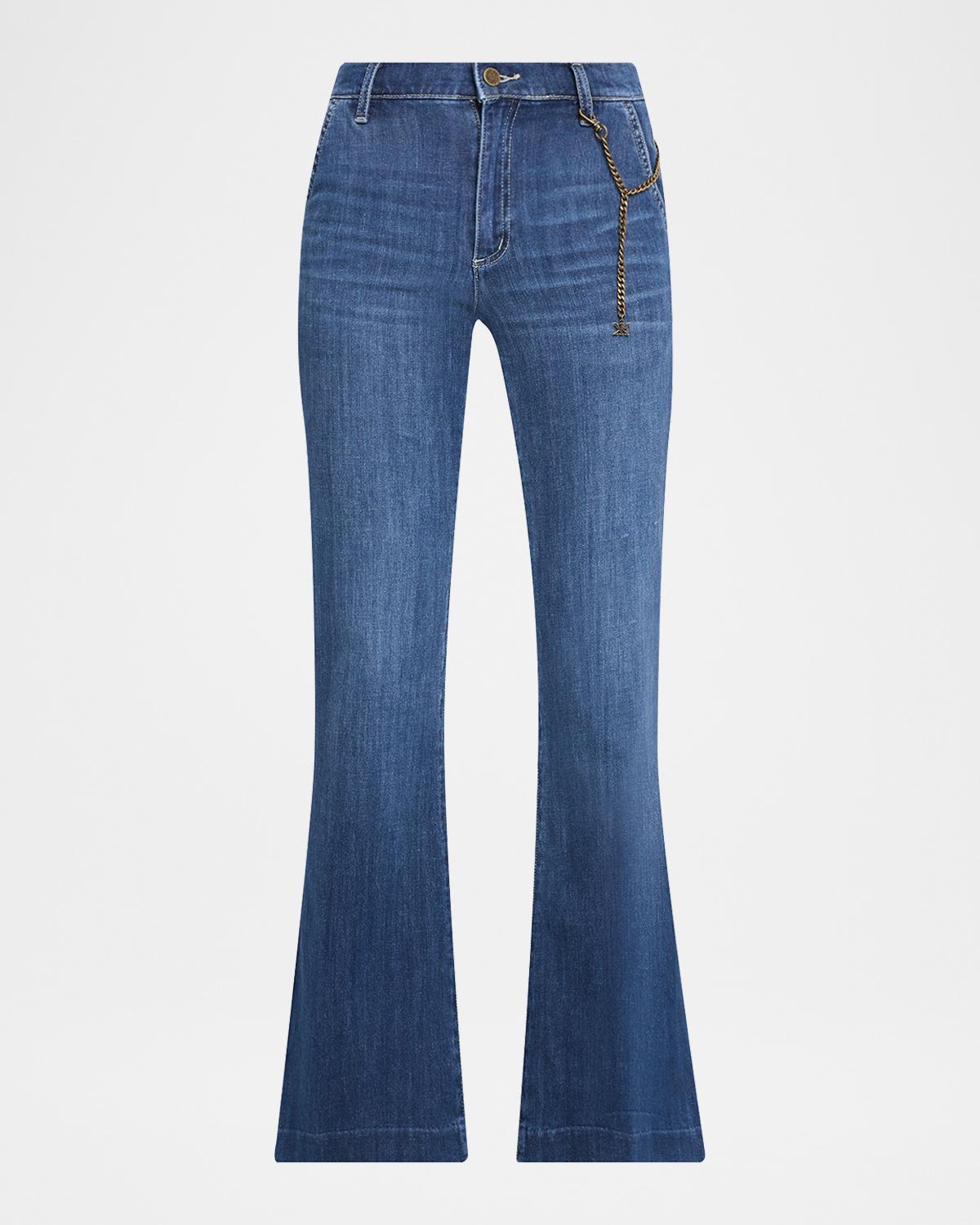 Kobi Halperin Keren Flare-Leg Denim Pants