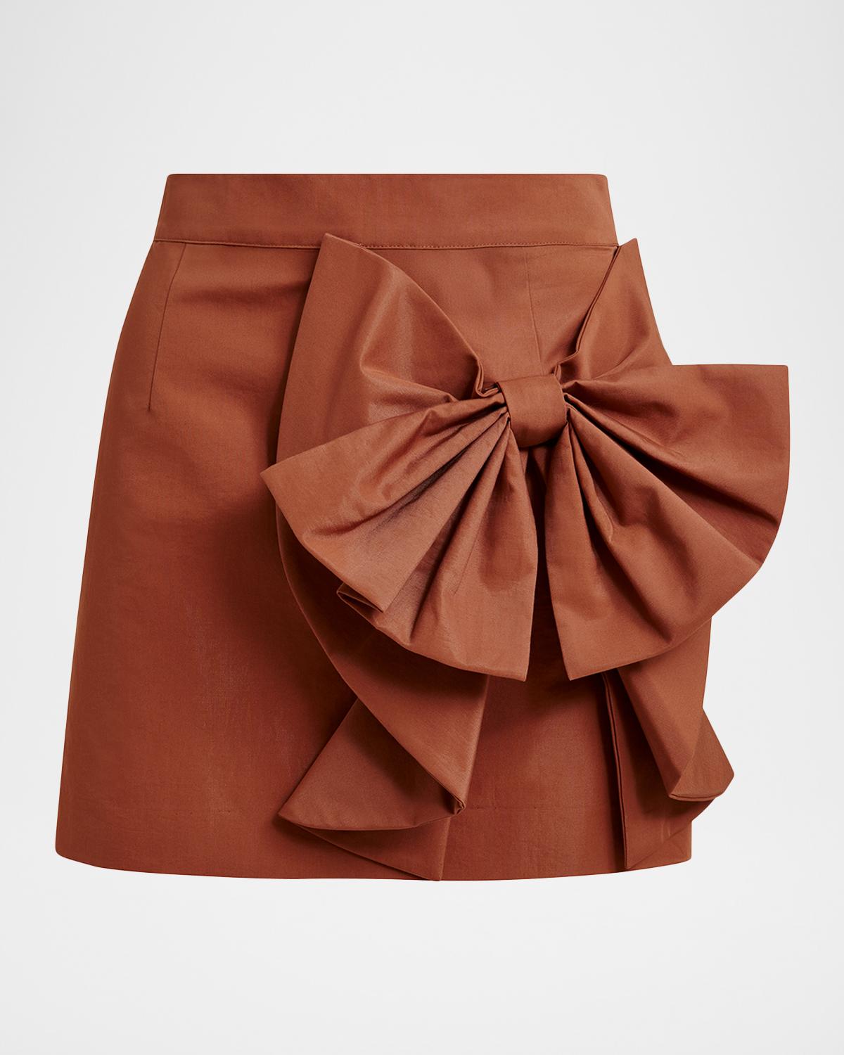 Joyous 3D Bow Mini Skirt