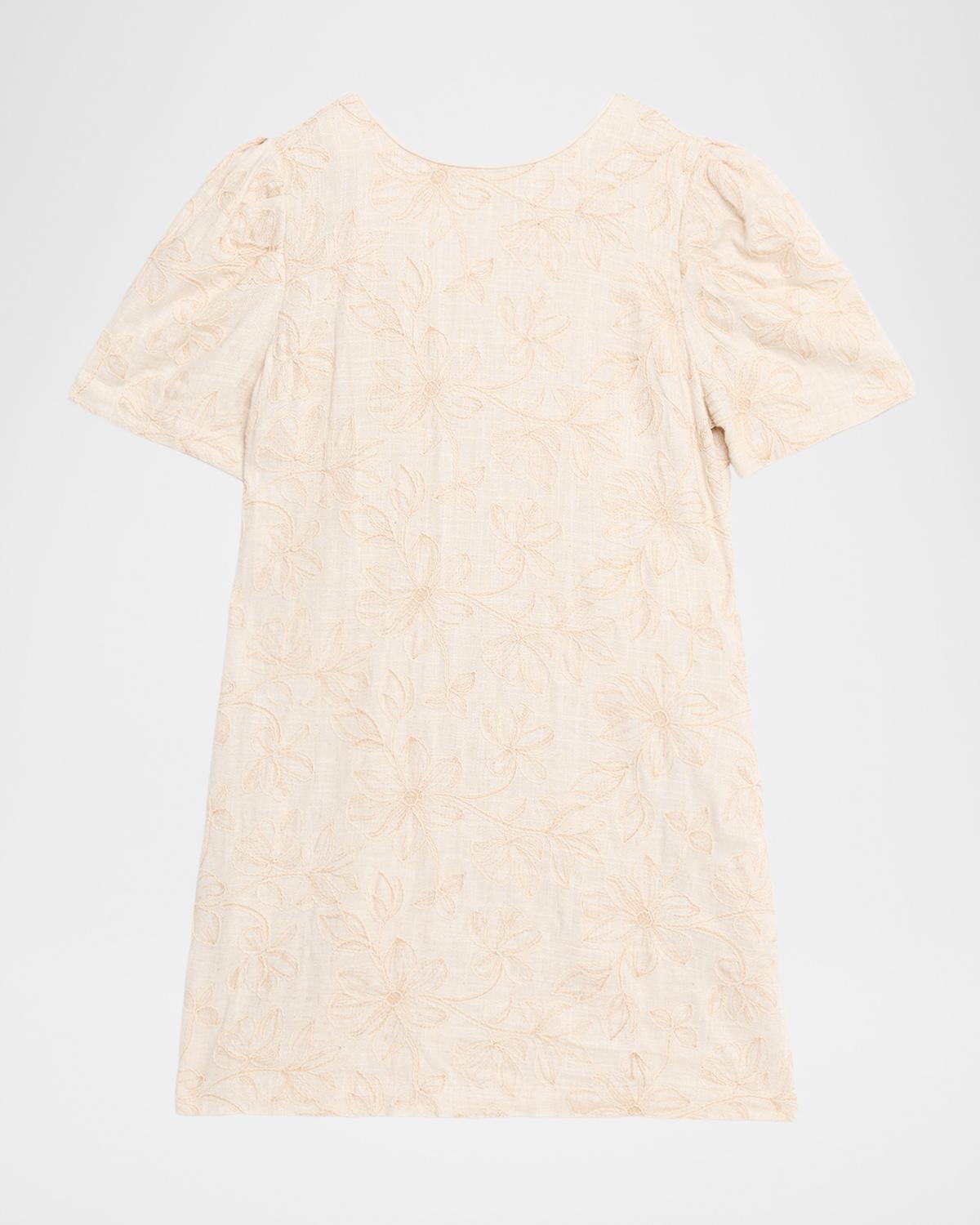 MISA Los Angeles Athela Floral Embroidered Mini Dress