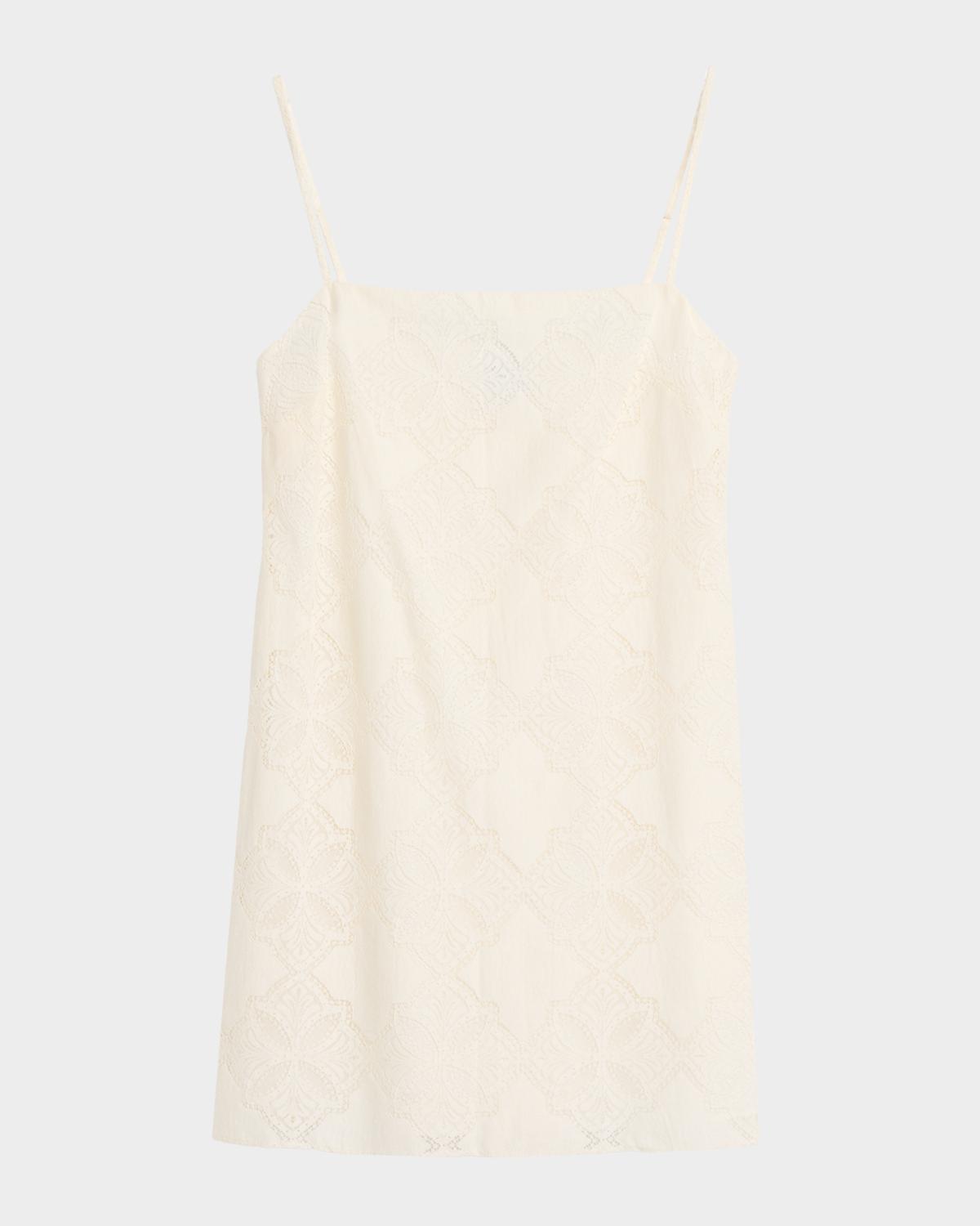 MISA Los Angeles Maxine Embroidered Mini Dress
