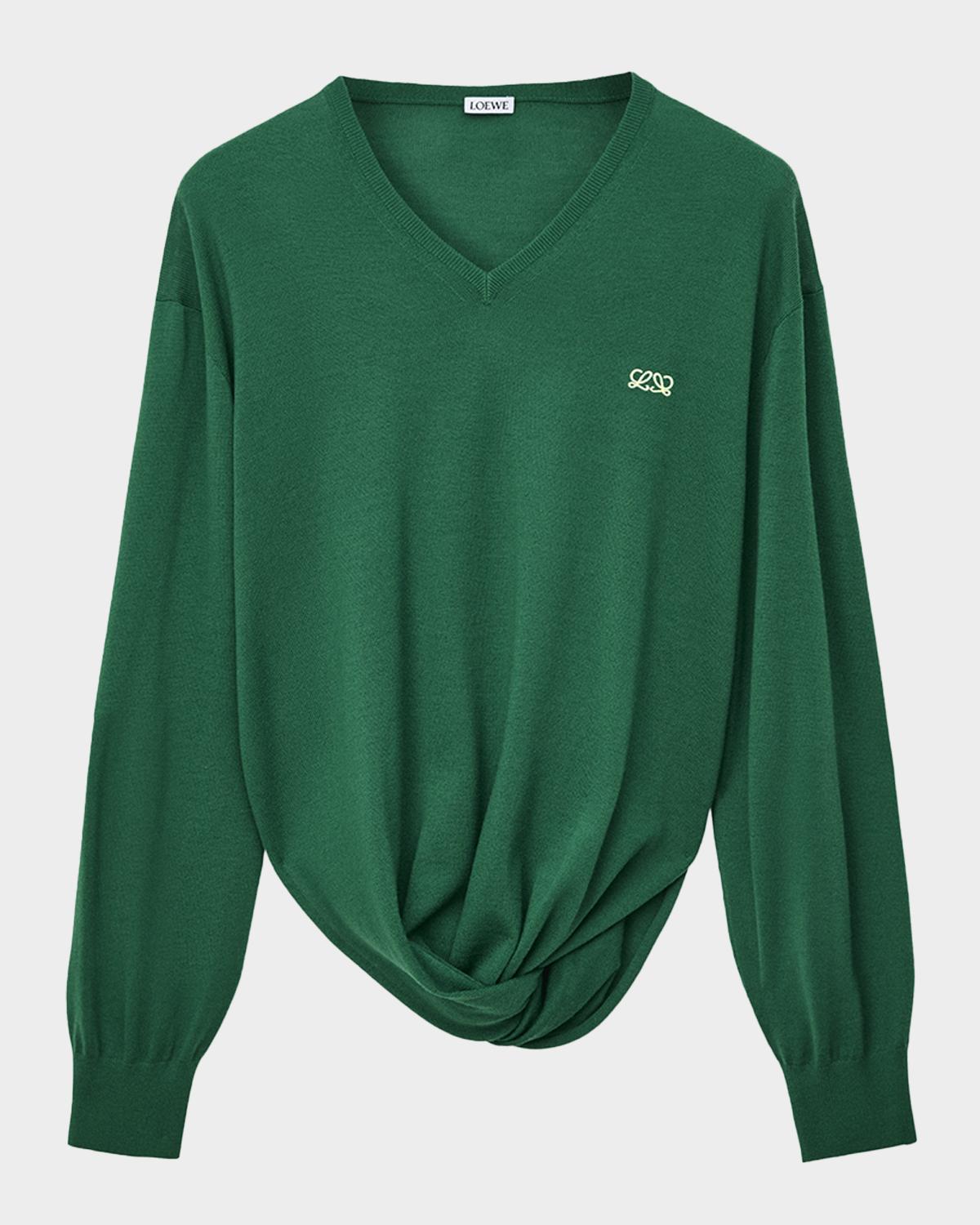 LOEWE Draped V-Neck Sweater
