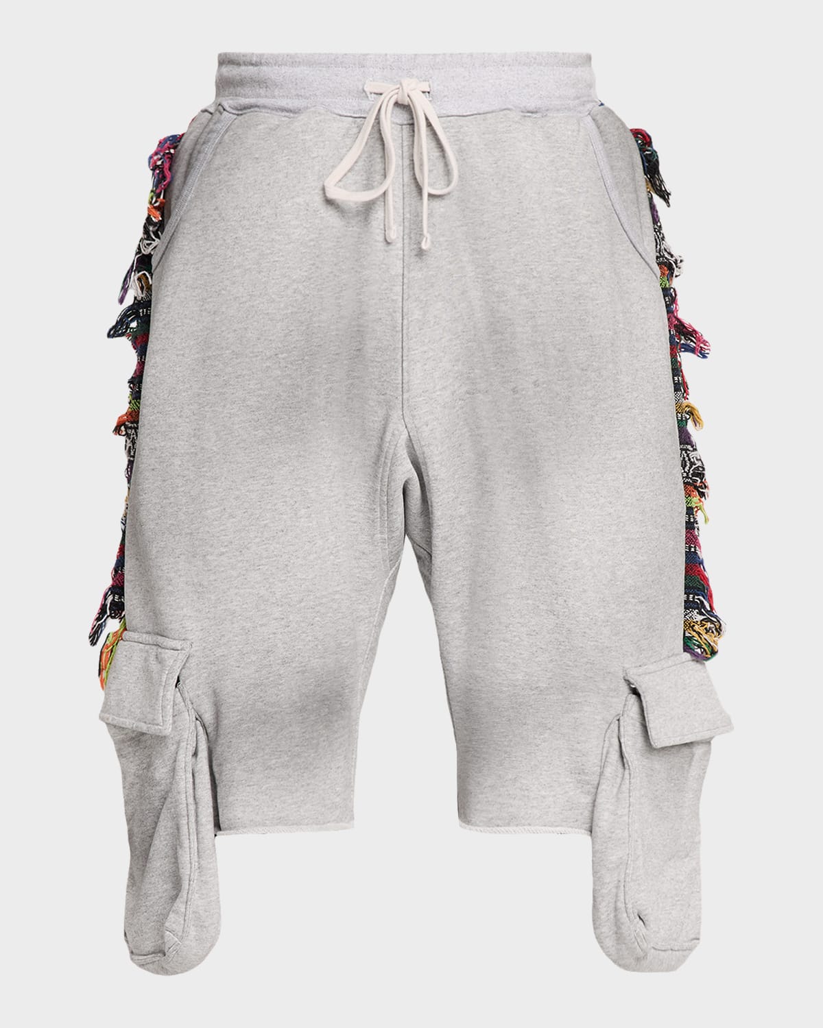 Alchemist Men 's Victory Cotton Fringe-Trim Drawstring Cargo Shorts | Thumbnail 9 Alchemist Men 's Victory Cotton Fringe-Trim Drawstring Cargo Shorts | Thumbnail 9