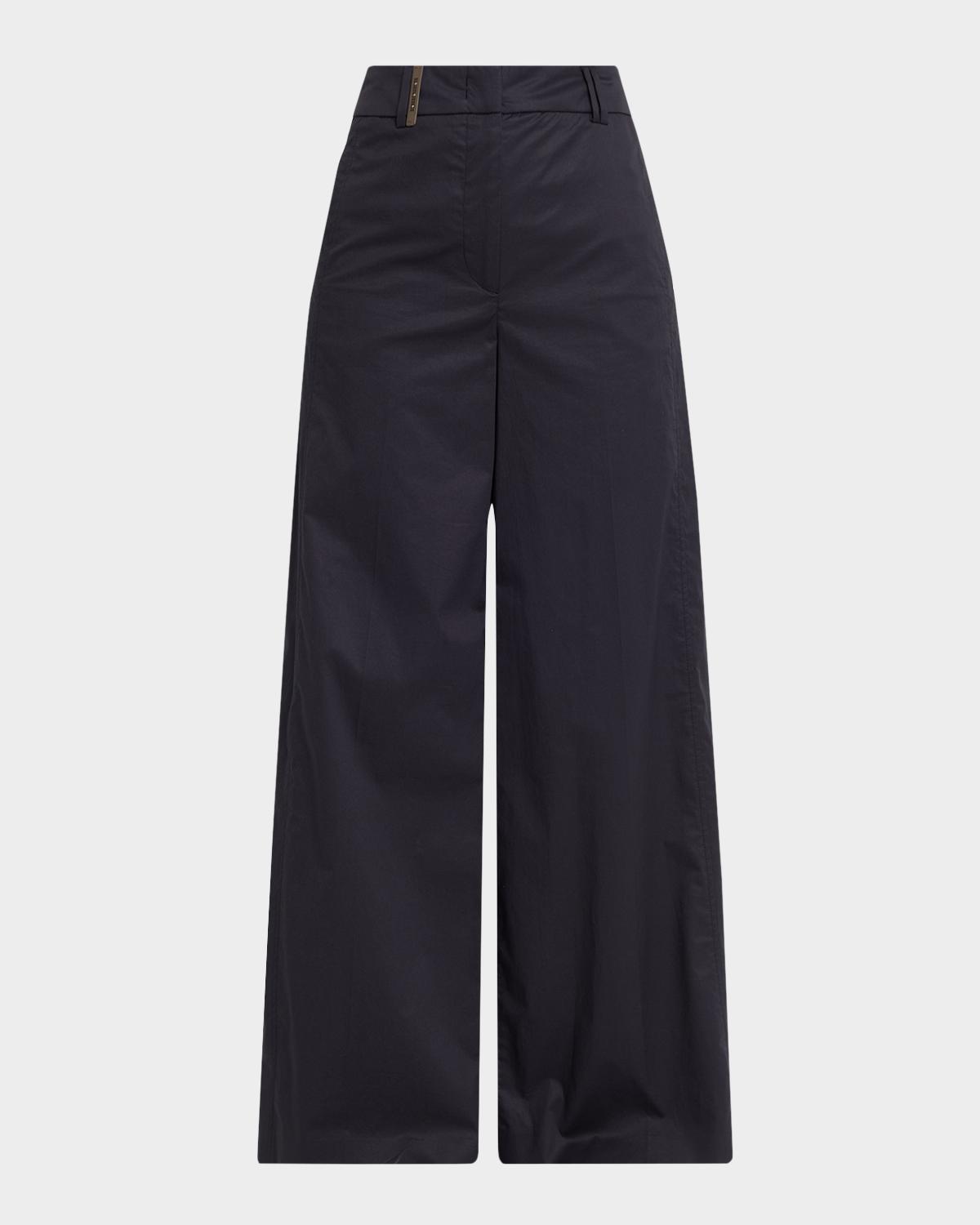 Peserico Wide-Leg Linen Pants