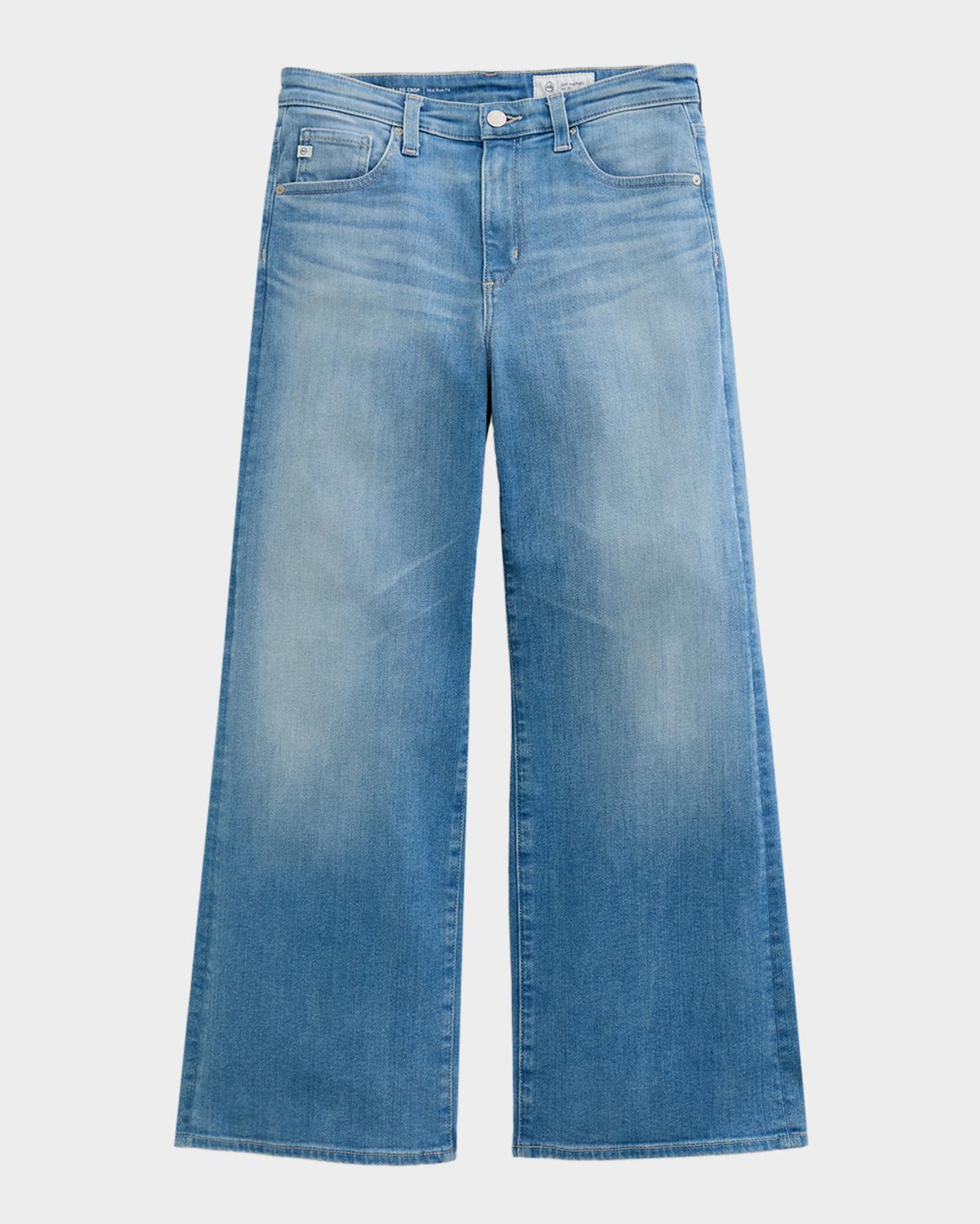 AG Jeans Saige Wide-Leg Stretch Denim Jeans
