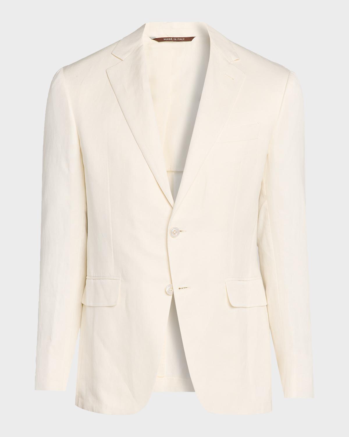 Canali Men's Kei Linen and Silk Sport Coat