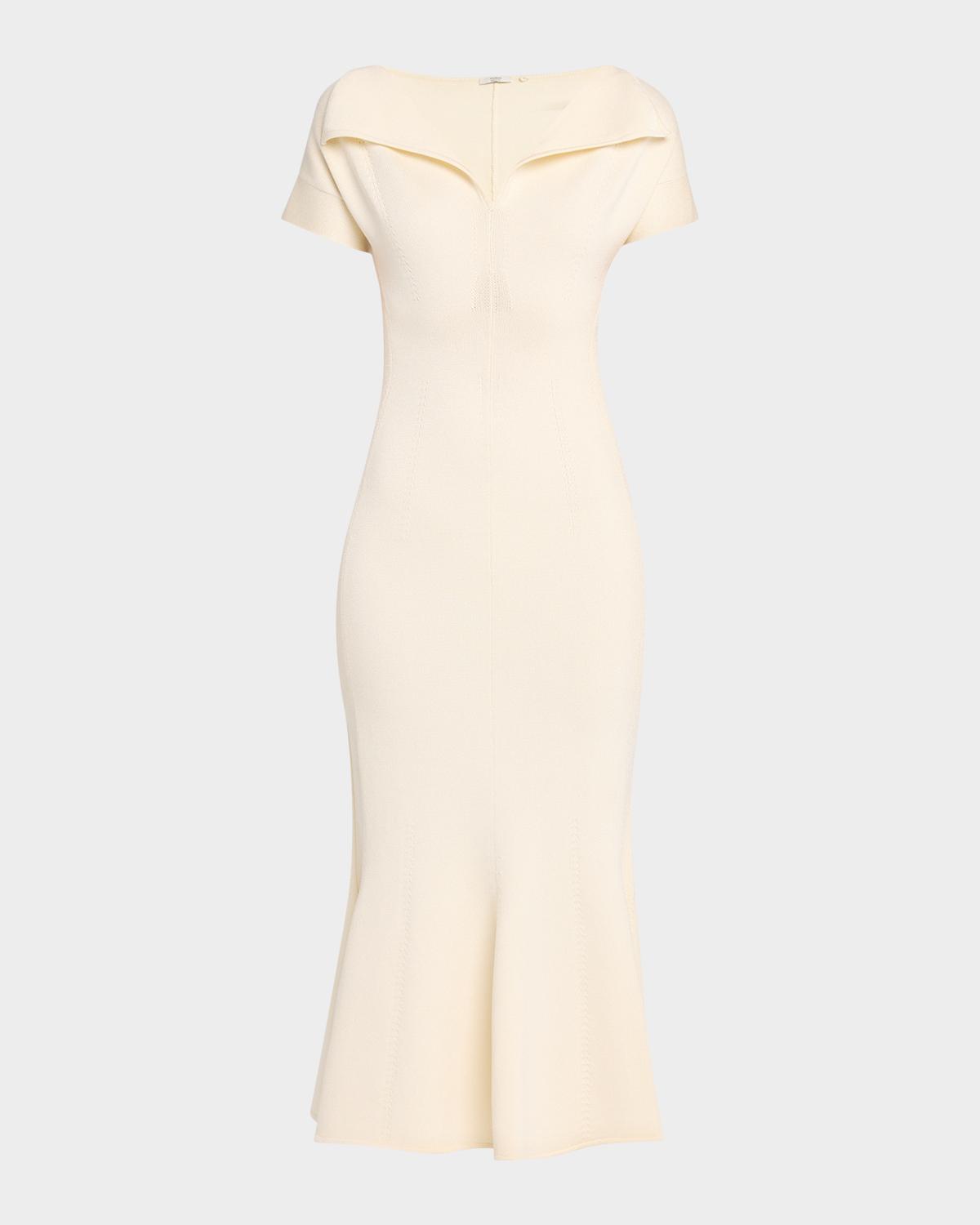 FForme Zaria Sculpted Knit Maxi Dress