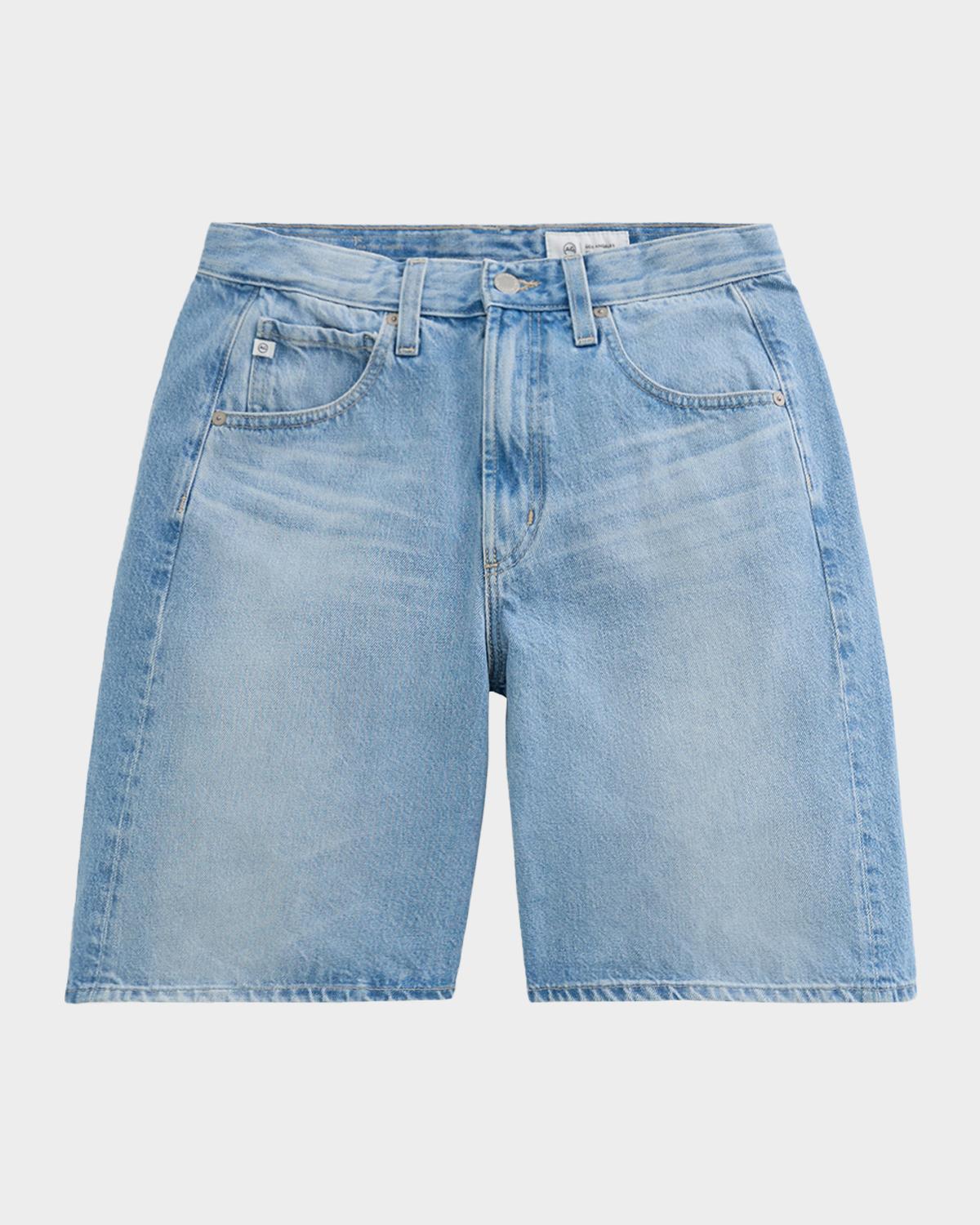 AG Jeans Hattie Wide-Leg Rigid Denim Shorts
