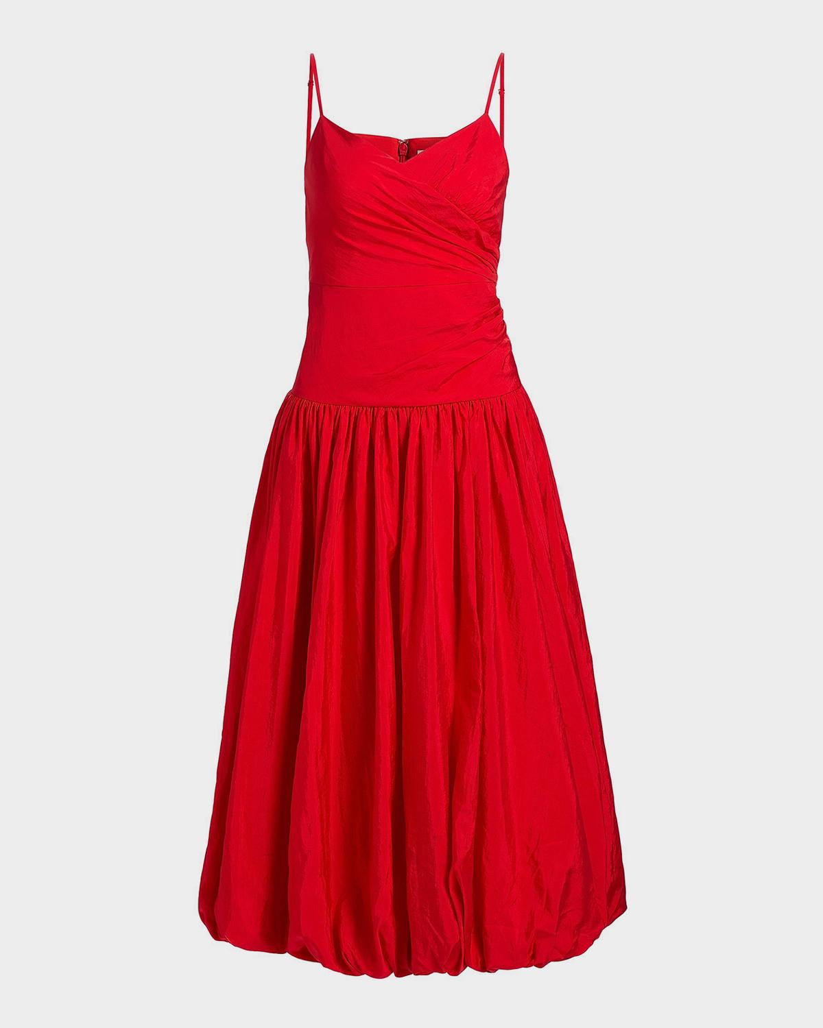 Cinq à Sept Fia Drop-Waist Bubble Midi Dress