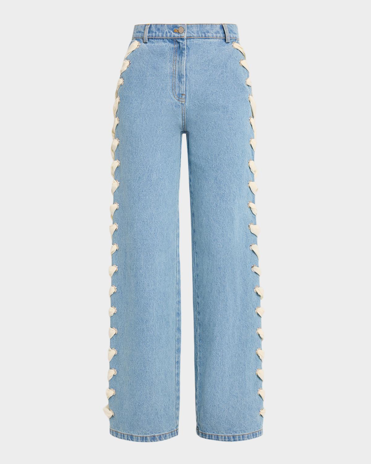 AKNVAS Lyd Laced Denim Trousers