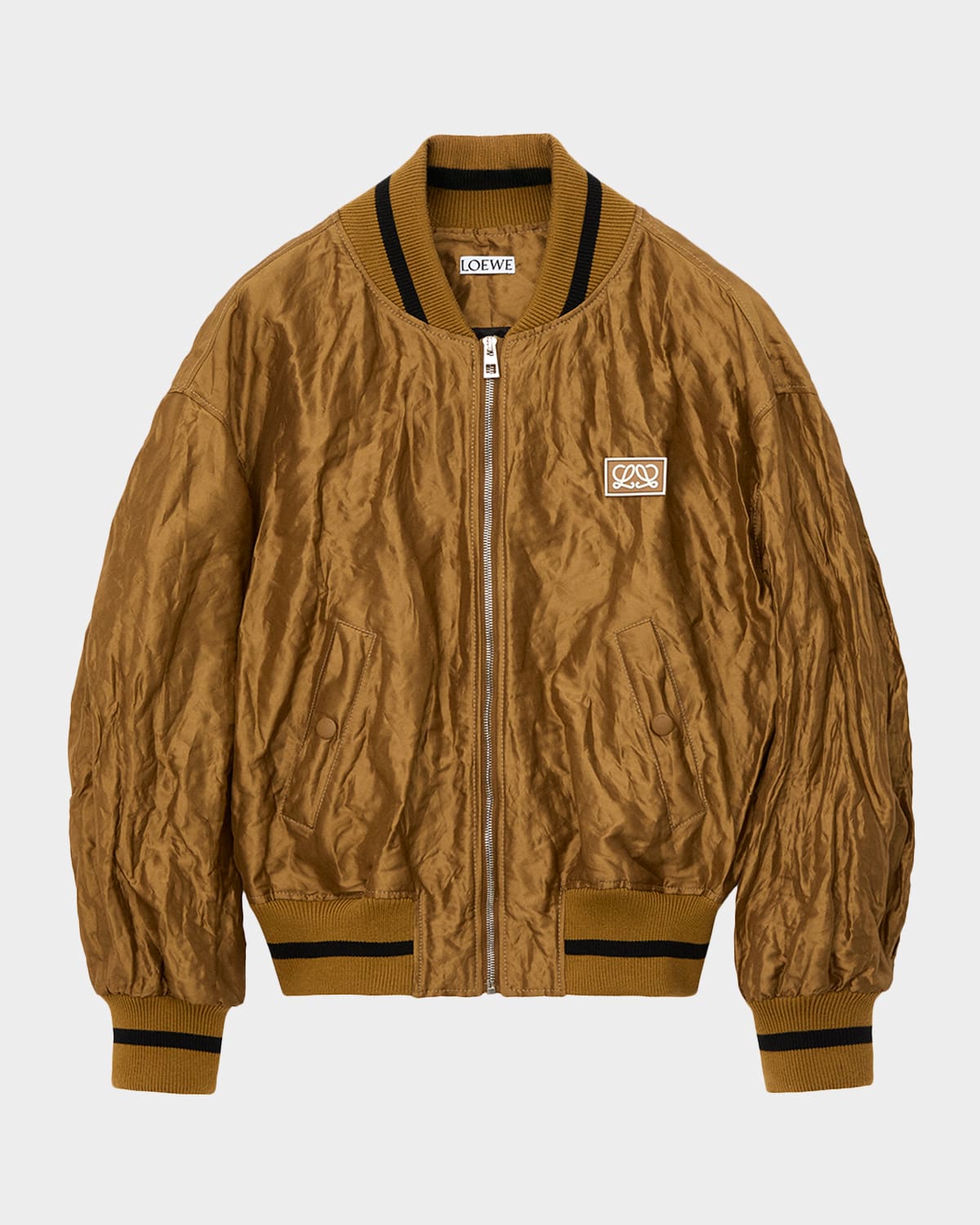 Loewe Satin Oversized Bomber Jacket