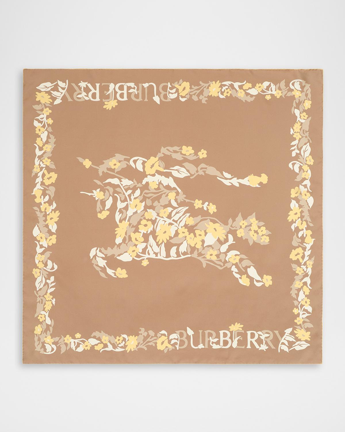 Burberry Floral EKD Silk Scarf