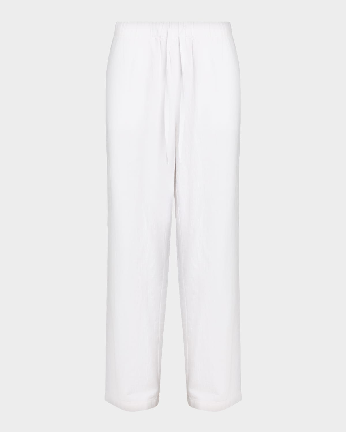 Organic Cotton-Linen Straight Pants